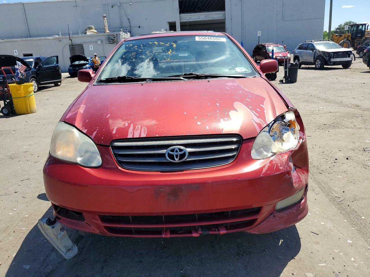 2004 Toyota Corolla S Red vin: 2T1BR32E84C256097