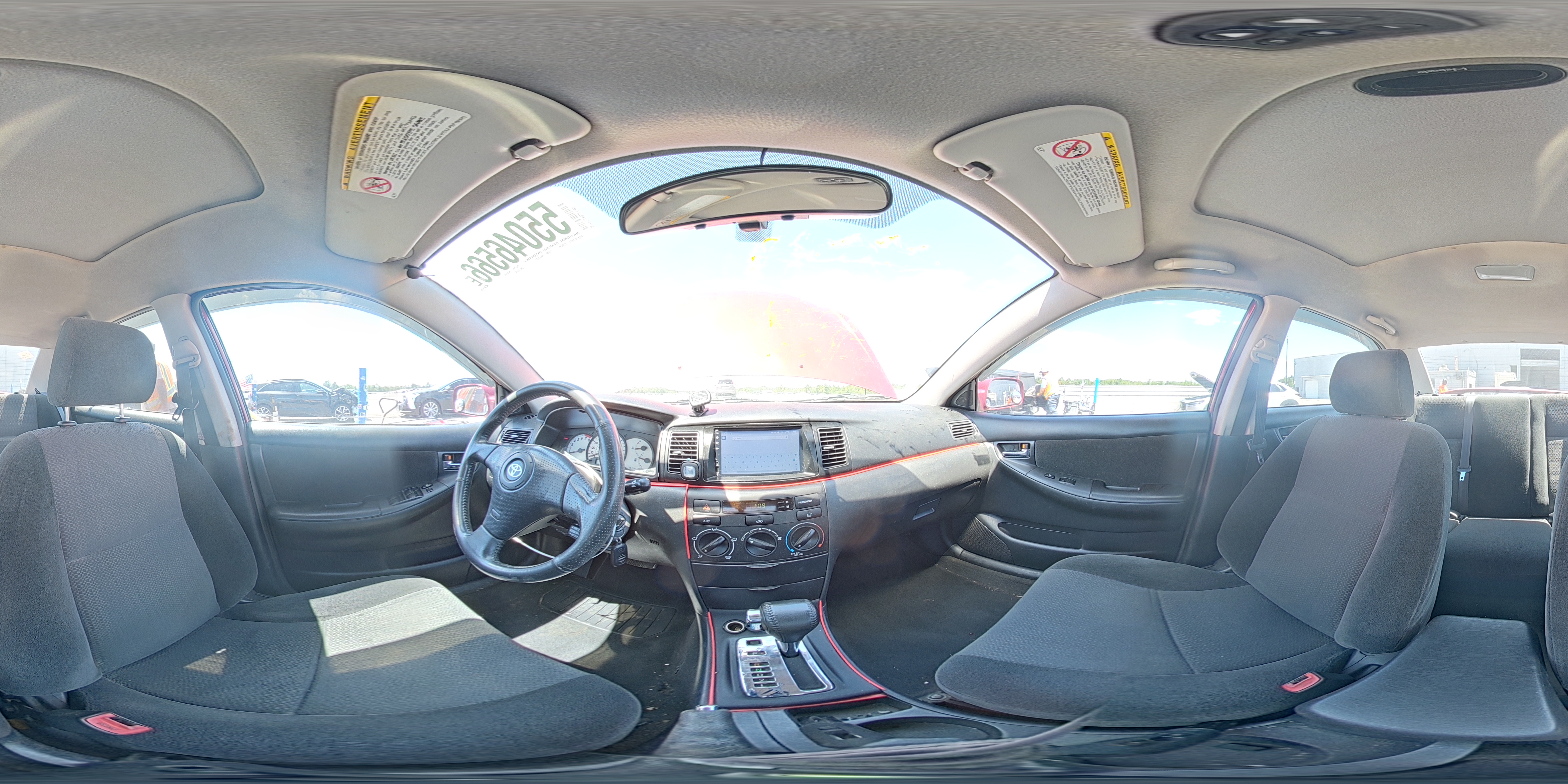 2004 Toyota Corolla S Red vin: 2T1BR32E84C256097