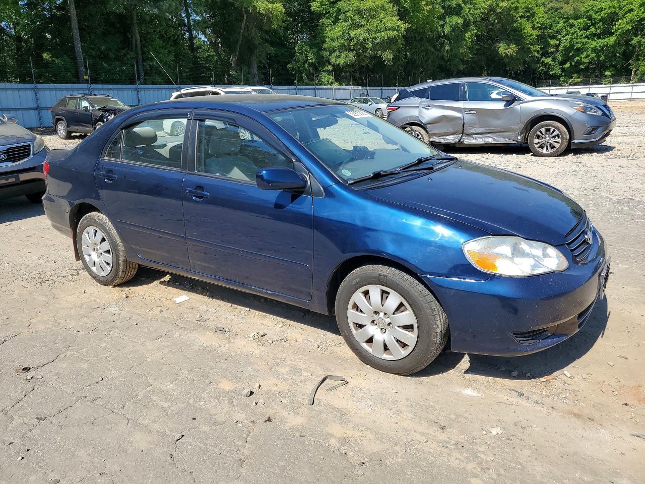 2004 Toyota Corolla Le Blue vin: 2T1BR32E84C272090