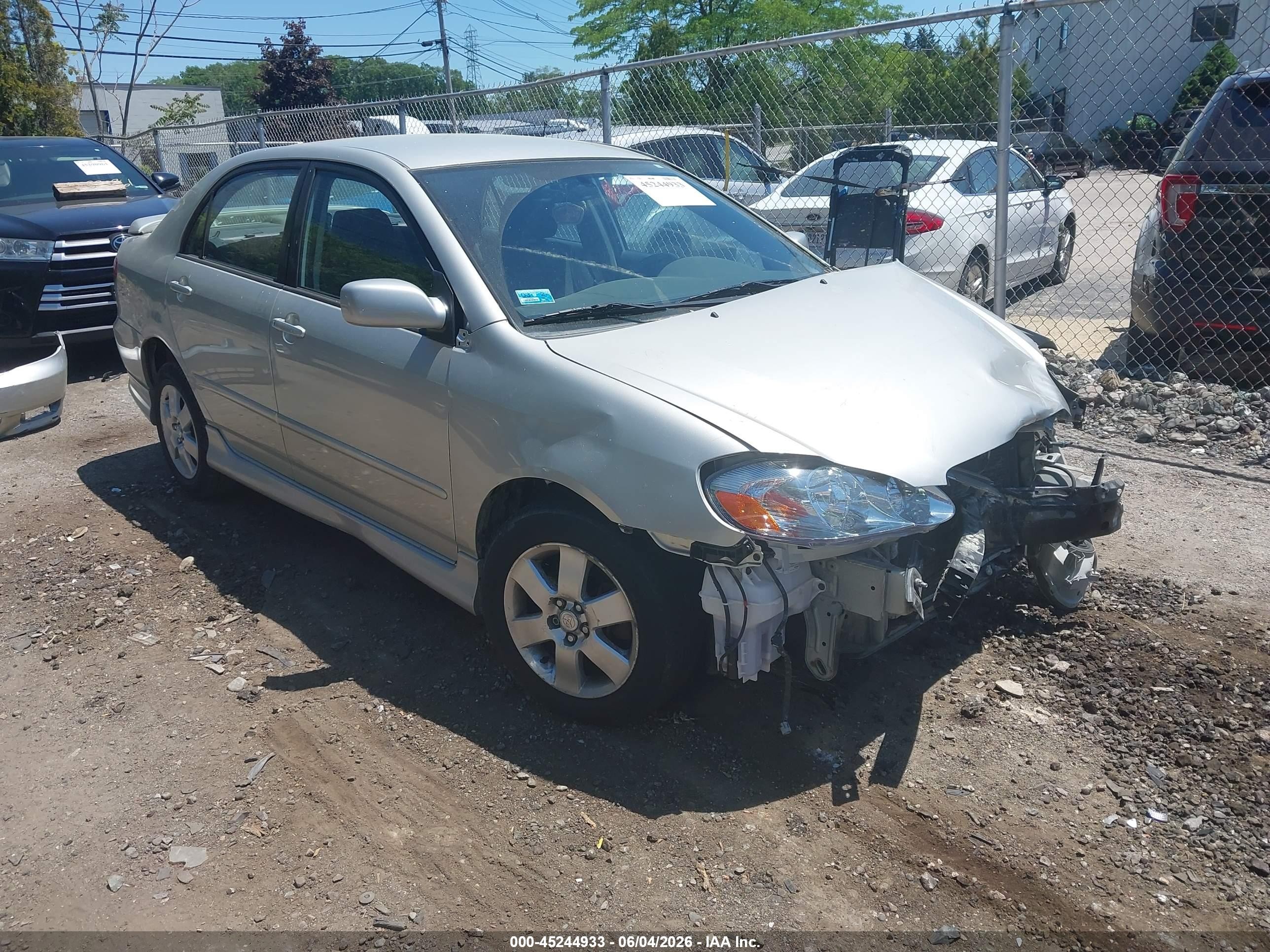 2004 Toyota Corolla S Silver vin: 2T1BR32E84C299869