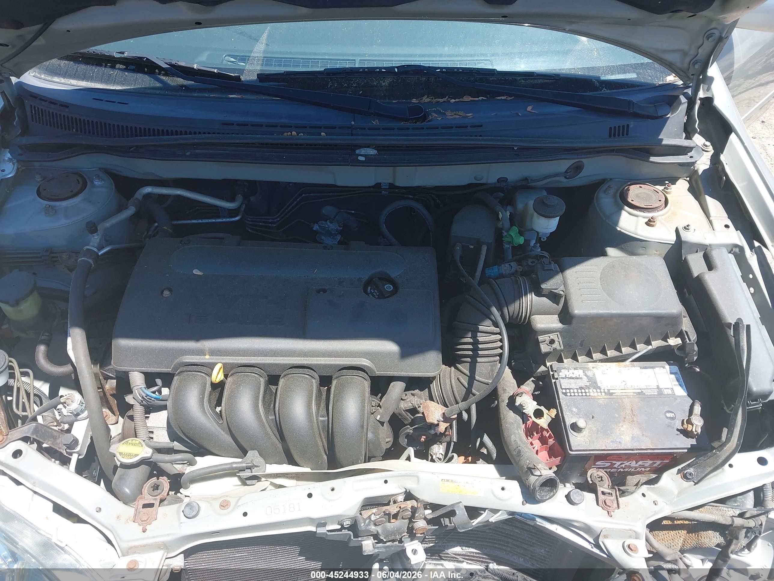 2004 Toyota Corolla S Silver vin: 2T1BR32E84C299869