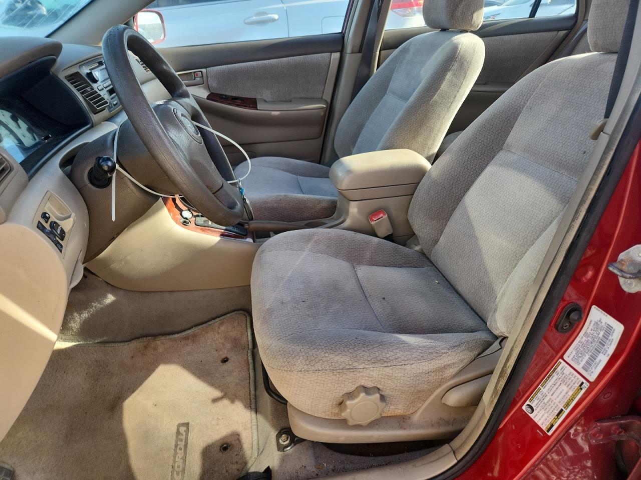 2004 Toyota Corolla Le Burgundy vin: 2T1BR32E84C308280