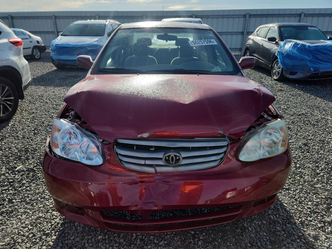 2004 Toyota Corolla Le Burgundy vin: 2T1BR32E84C308280