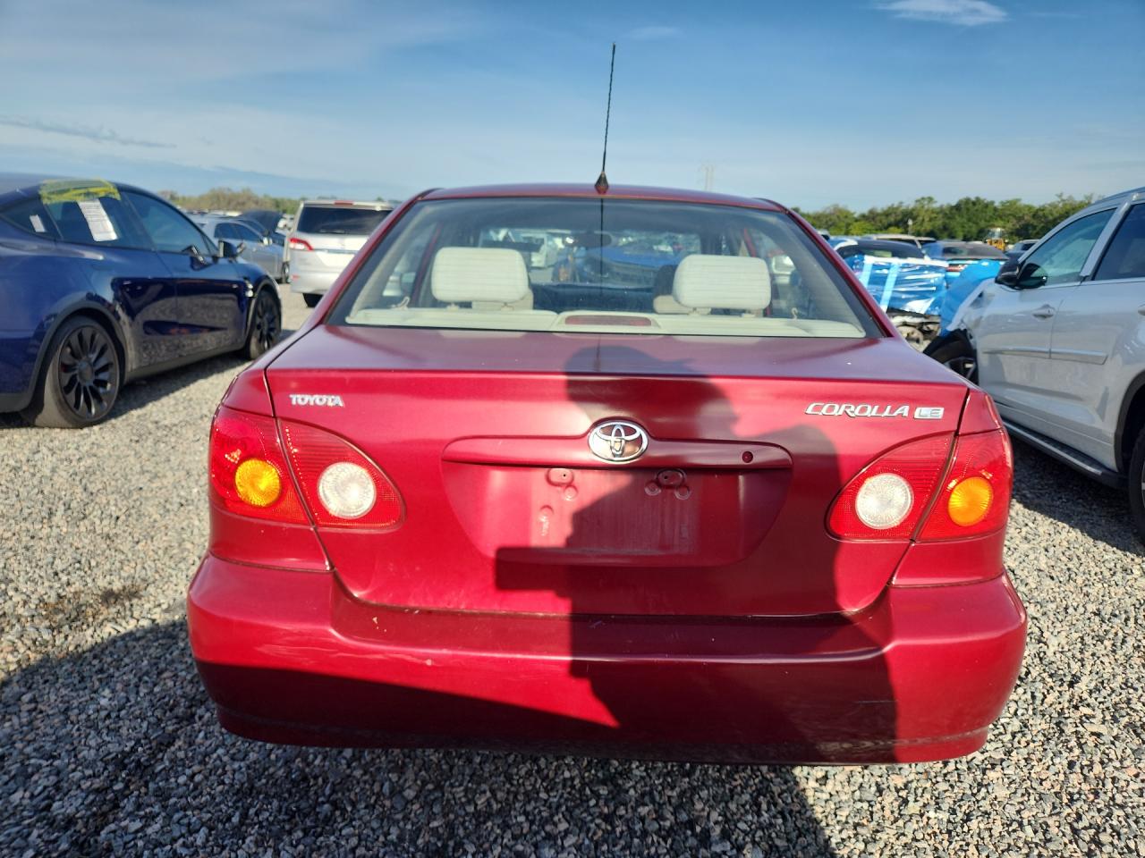 2004 Toyota Corolla Le Burgundy vin: 2T1BR32E84C308280