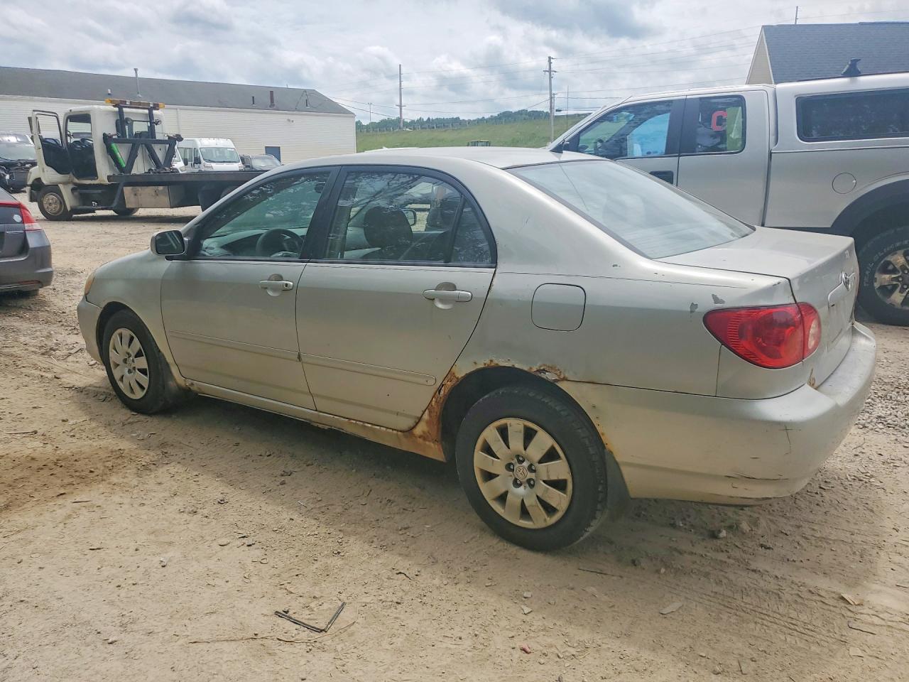 2004 Toyota Corolla Le Silver vin: 2T1BR32E84C317528