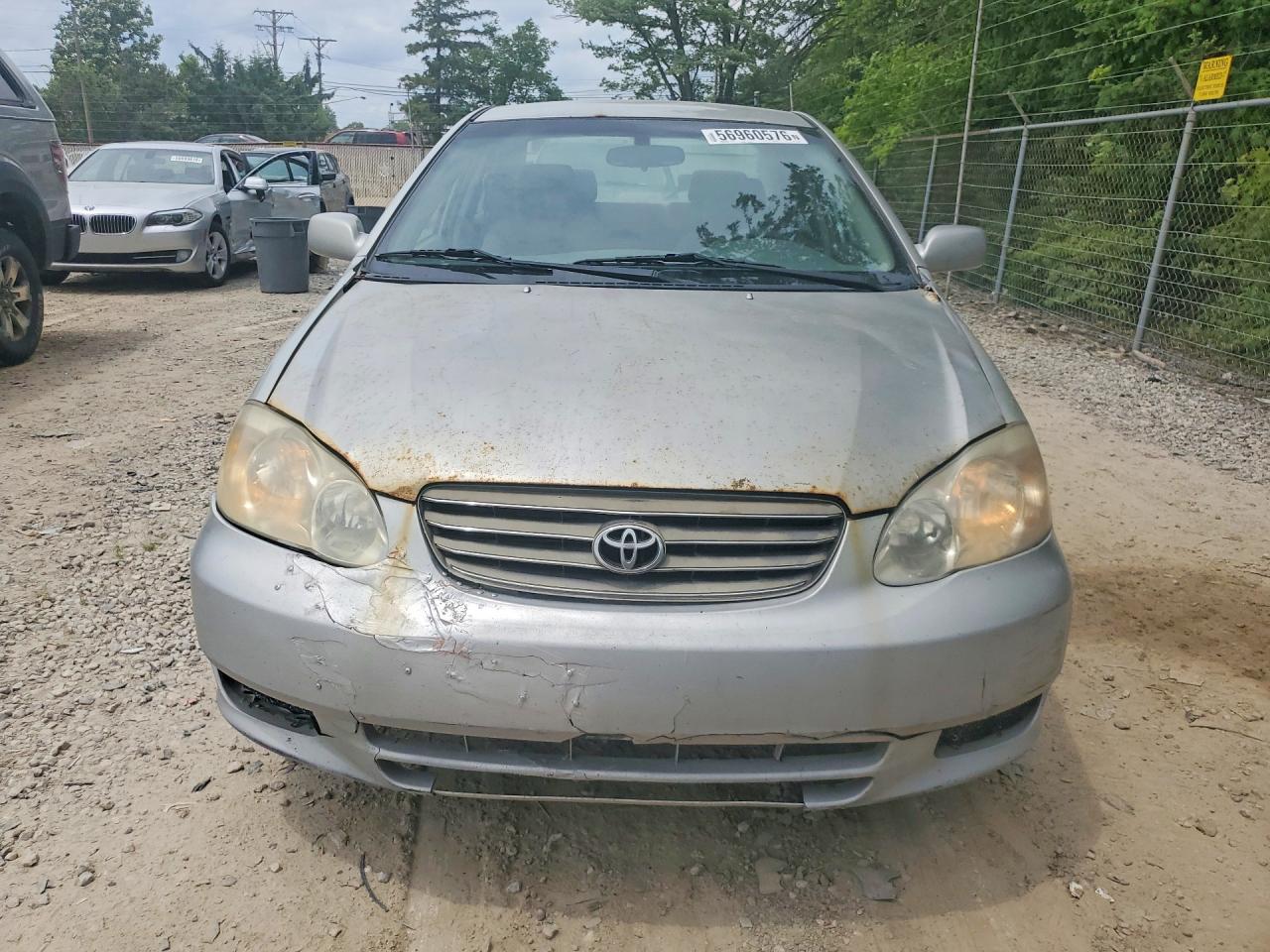 2004 Toyota Corolla Le Silver vin: 2T1BR32E84C317528