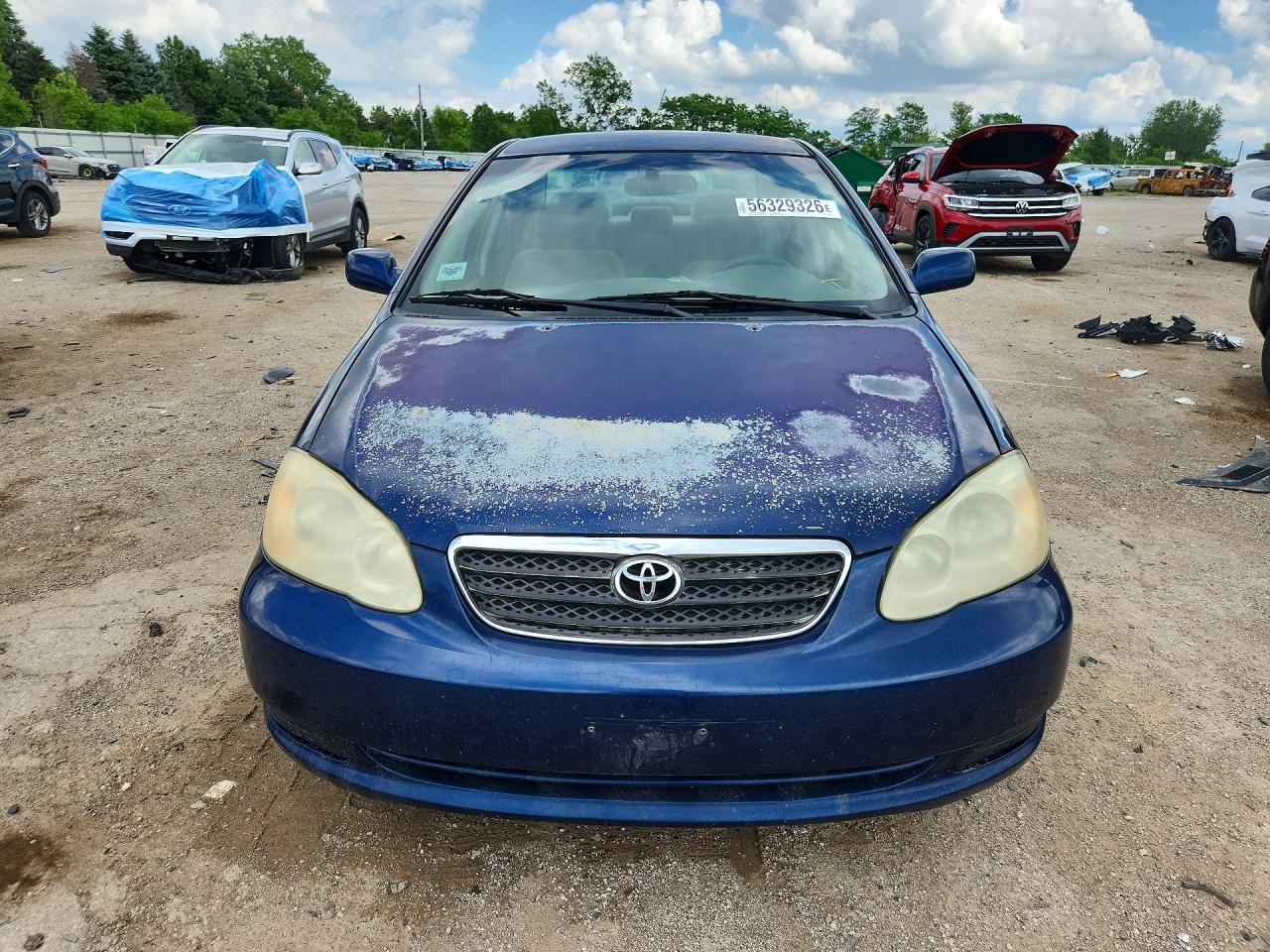 2005 Toyota Corolla Le Blue vin: 2T1BR32E85C338056