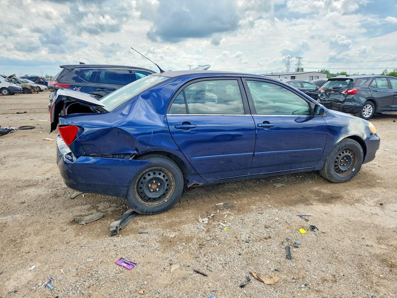 2005 Toyota Corolla Le Blue vin: 2T1BR32E85C338056