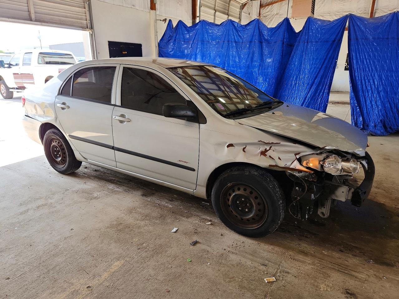 2005 Toyota Corolla Ce Silver vin: 2T1BR32E85C341135