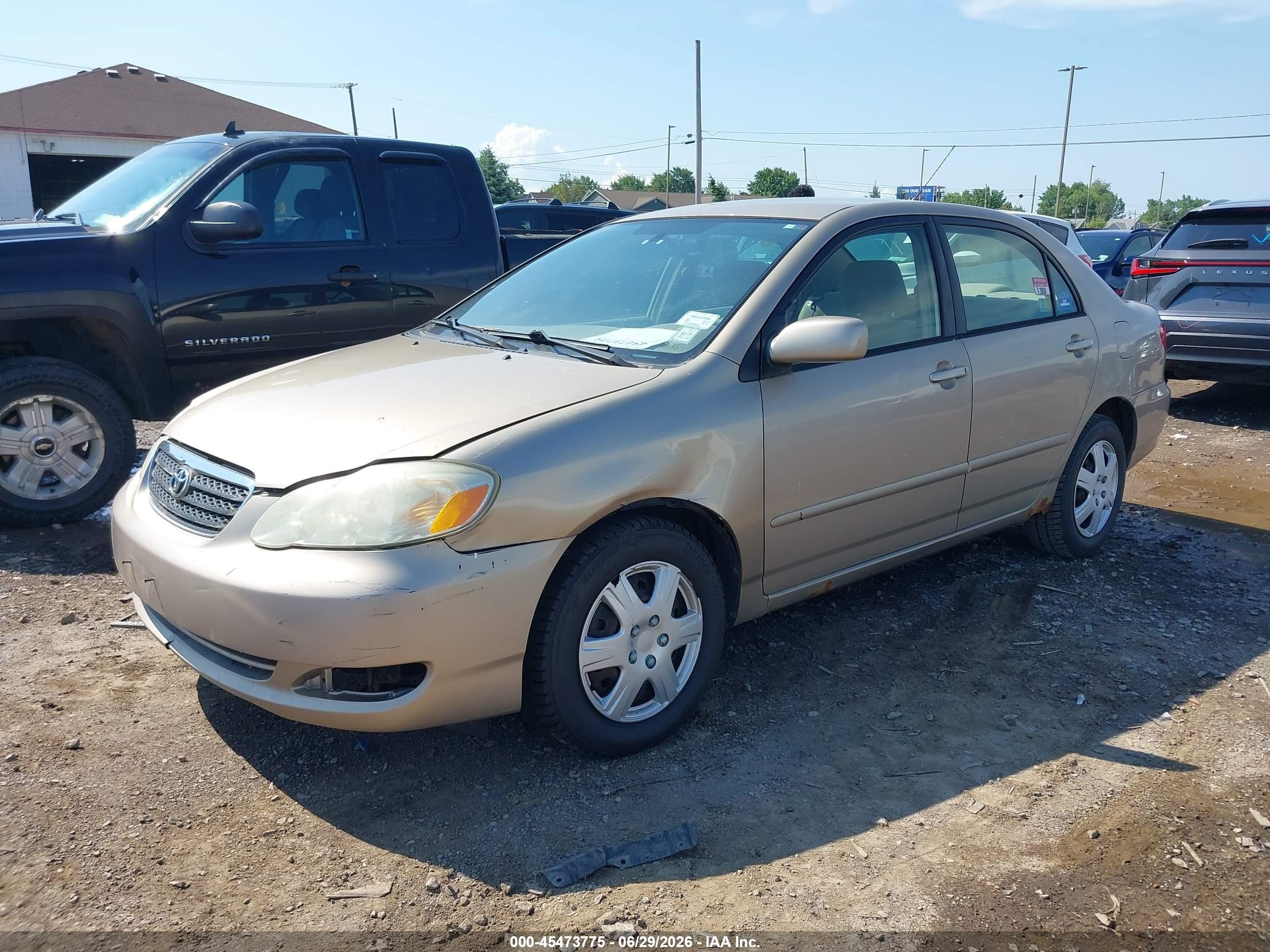 2005 Toyota Corolla Le Champagne vin: 2T1BR32E85C371574