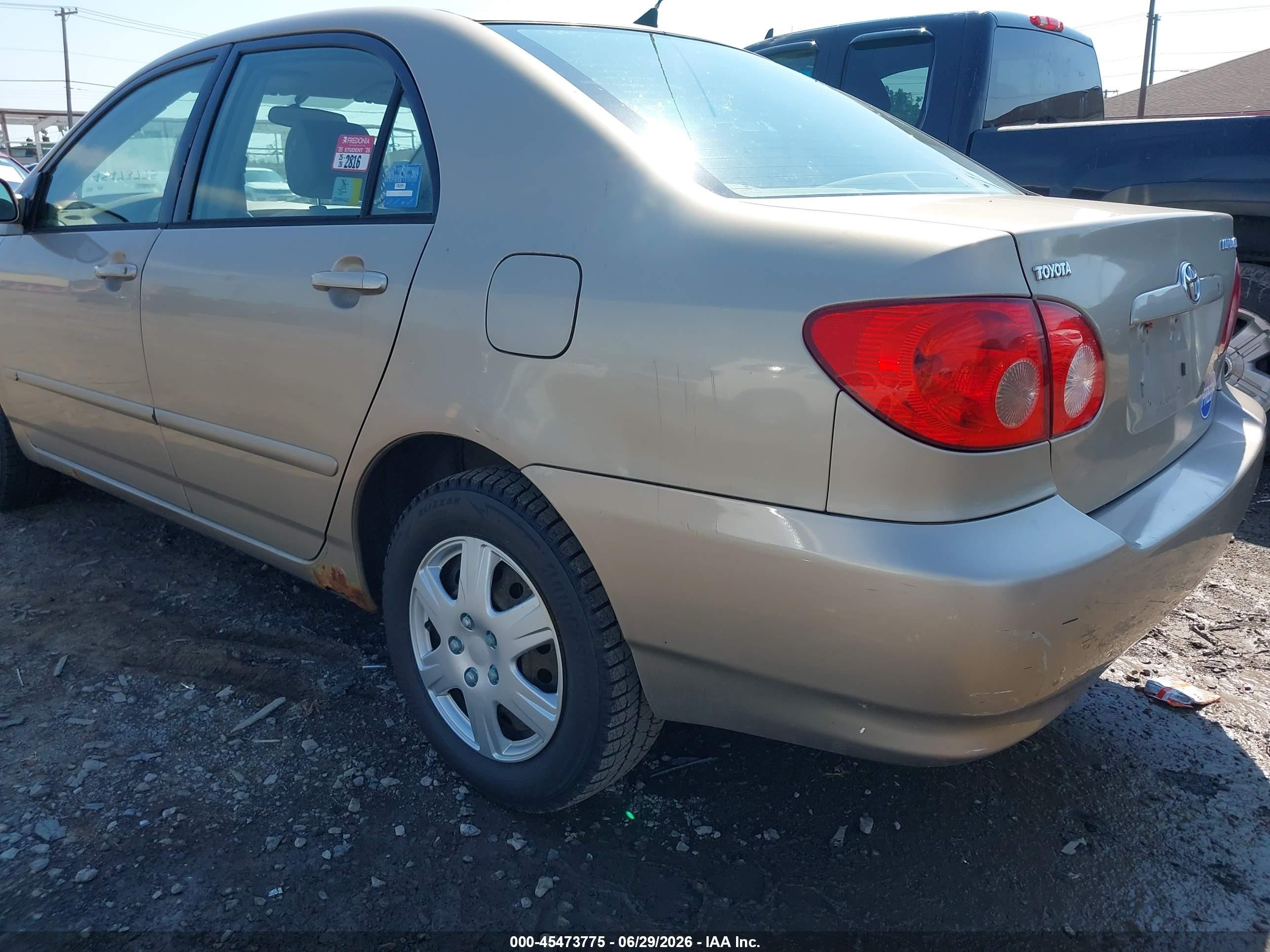 2005 Toyota Corolla Le Champagne vin: 2T1BR32E85C371574