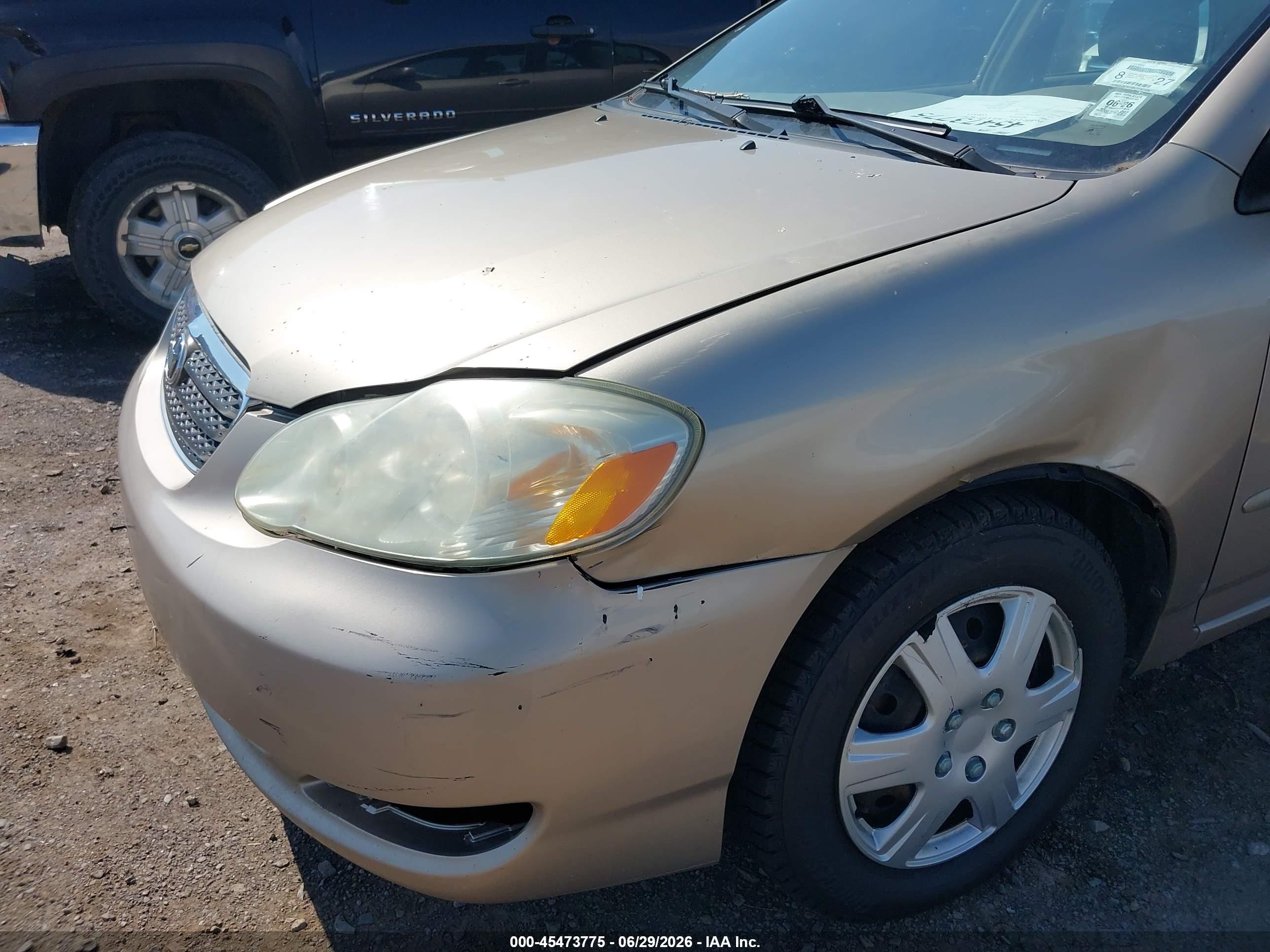 2005 Toyota Corolla Le Champagne vin: 2T1BR32E85C371574