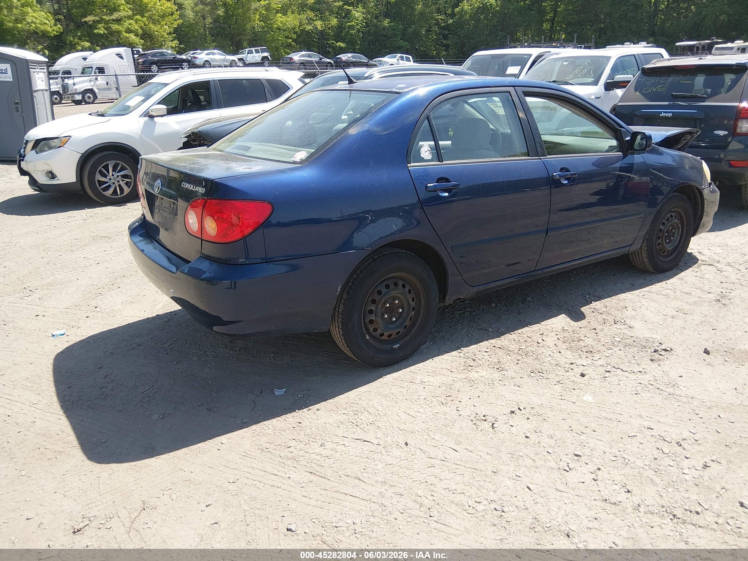 2005 Toyota Corolla Le Синий vin: 2T1BR32E85C428176