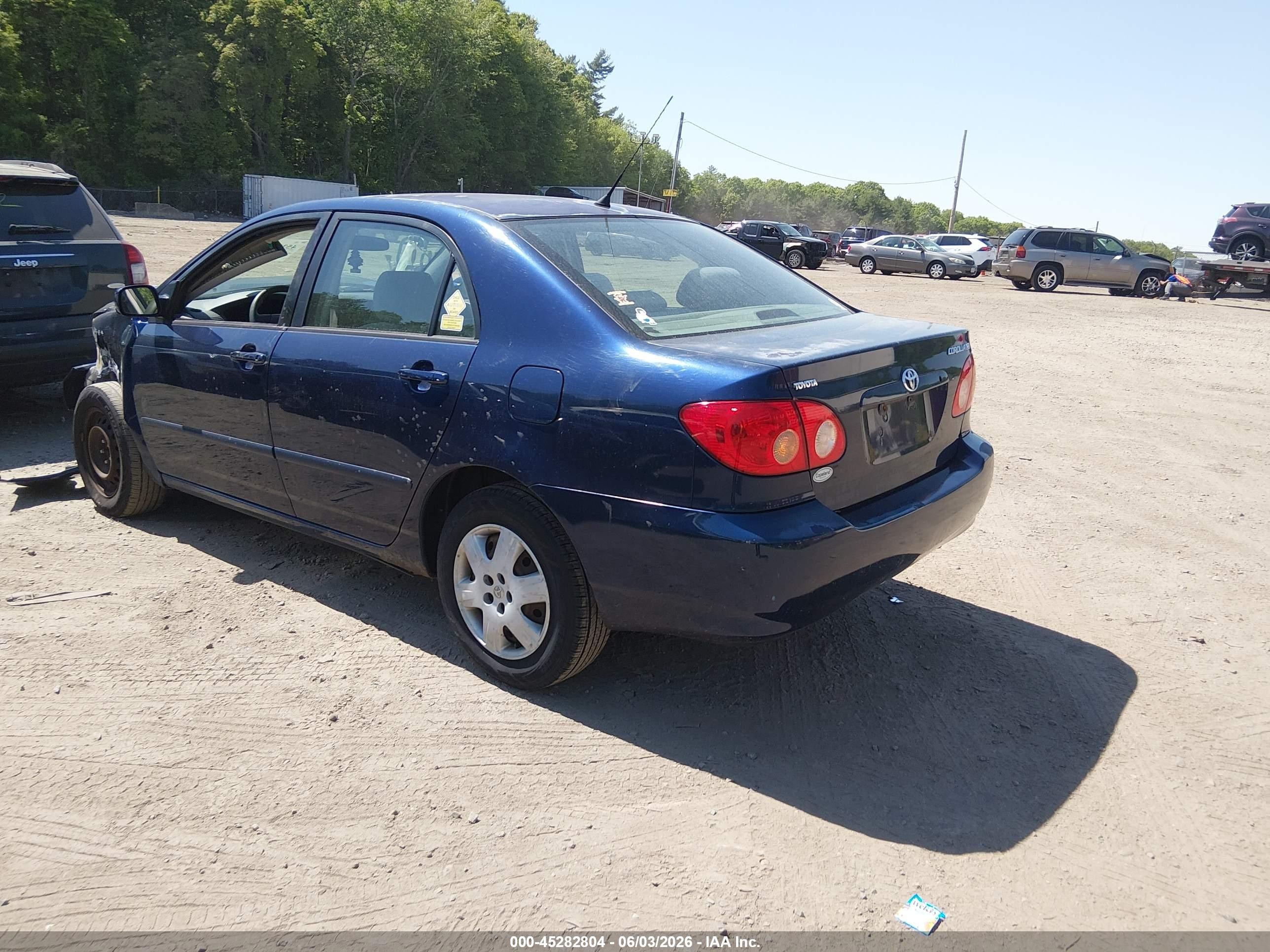2005 Toyota Corolla Le Синий vin: 2T1BR32E85C428176