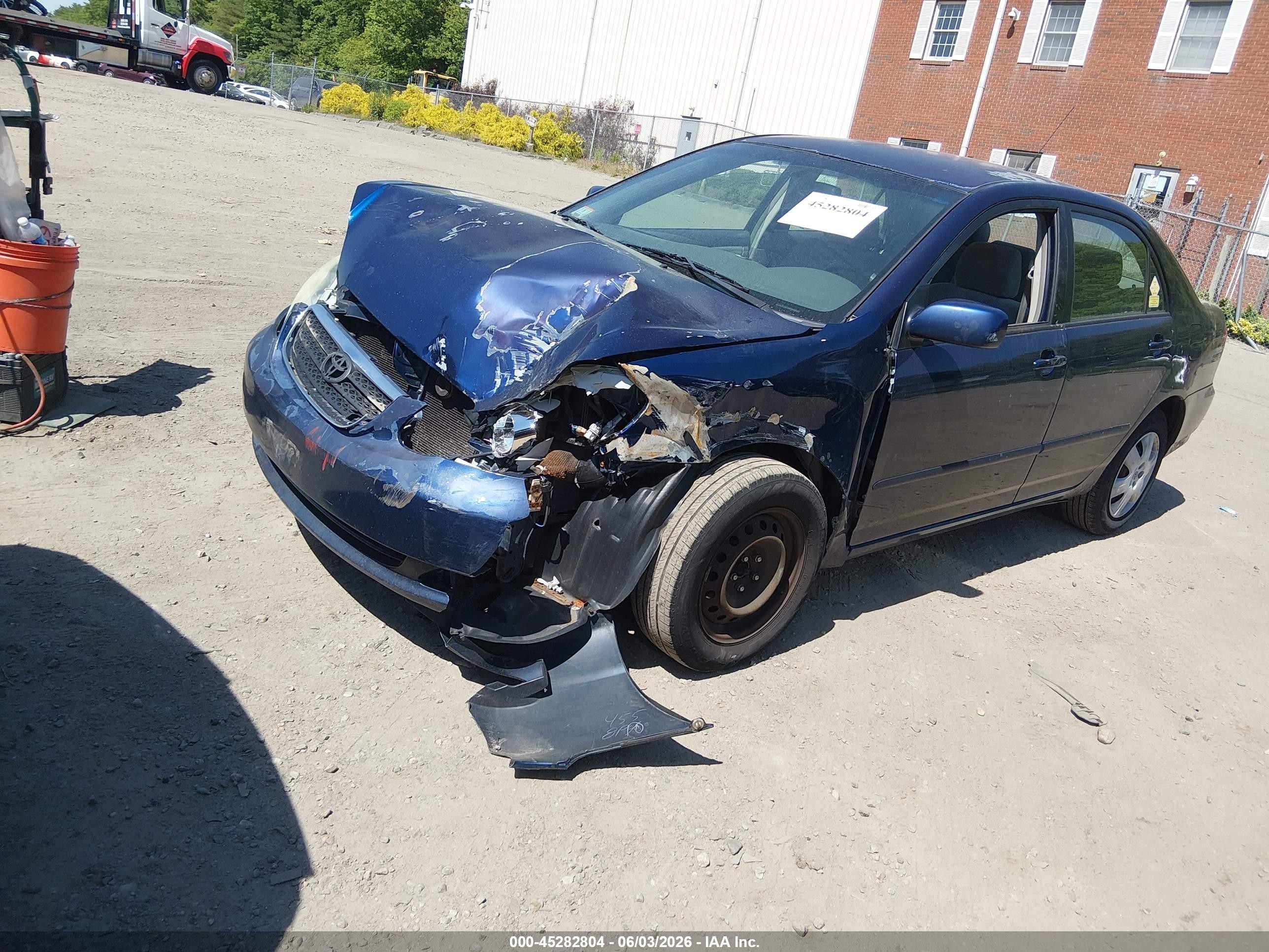 2005 Toyota Corolla Le Синий vin: 2T1BR32E85C428176