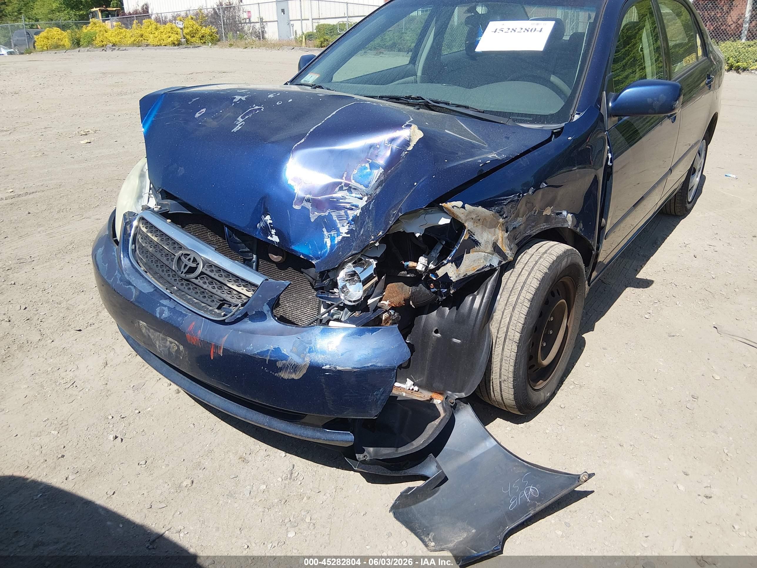 2005 Toyota Corolla Le Синий vin: 2T1BR32E85C428176