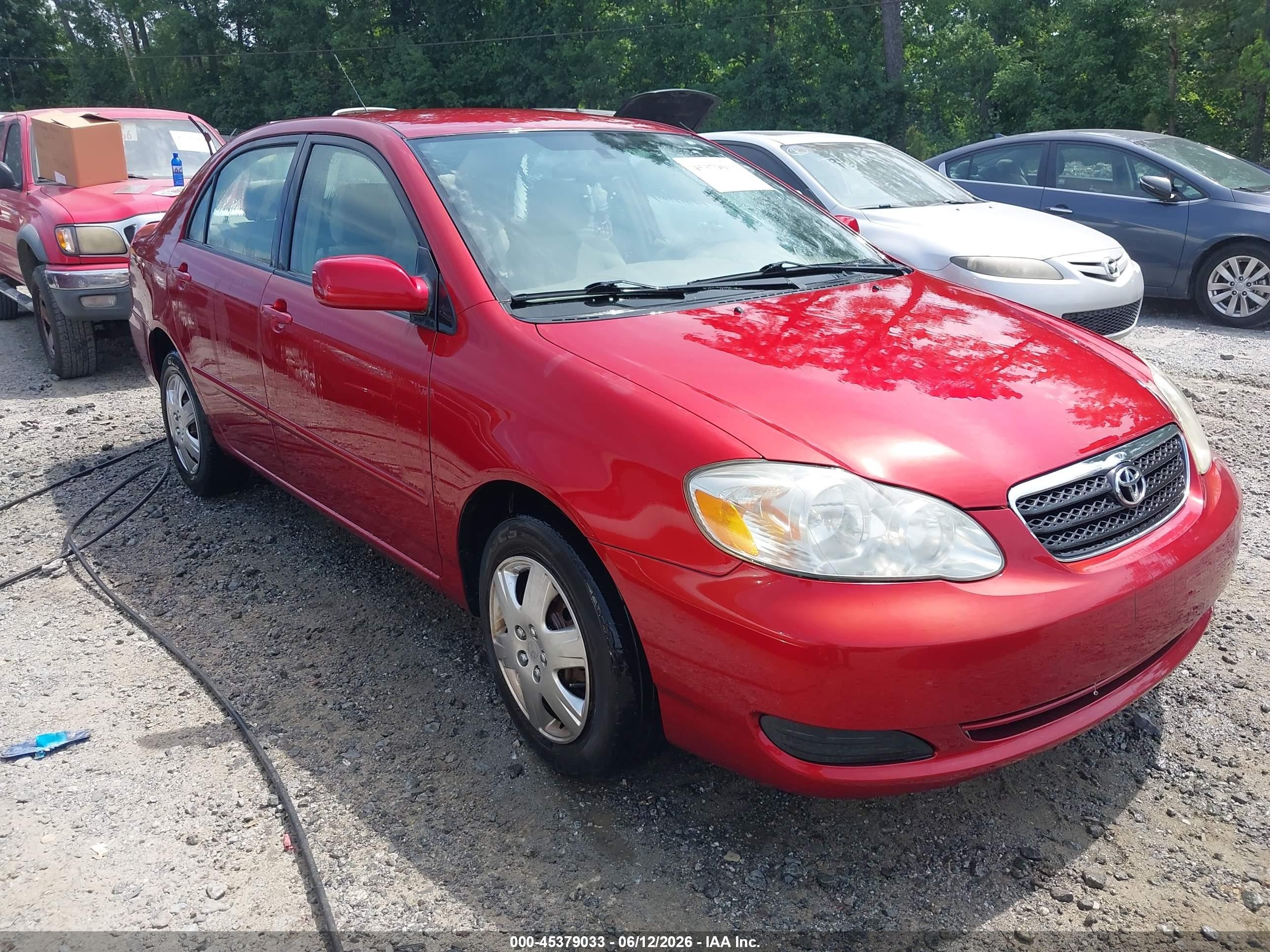 2005 Toyota Corolla Le Burgundy vin: 2T1BR32E85C438464