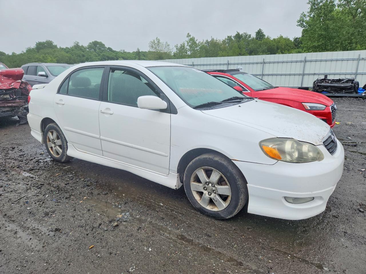 2005 Toyota Corolla S White vin: 2T1BR32E85C441042