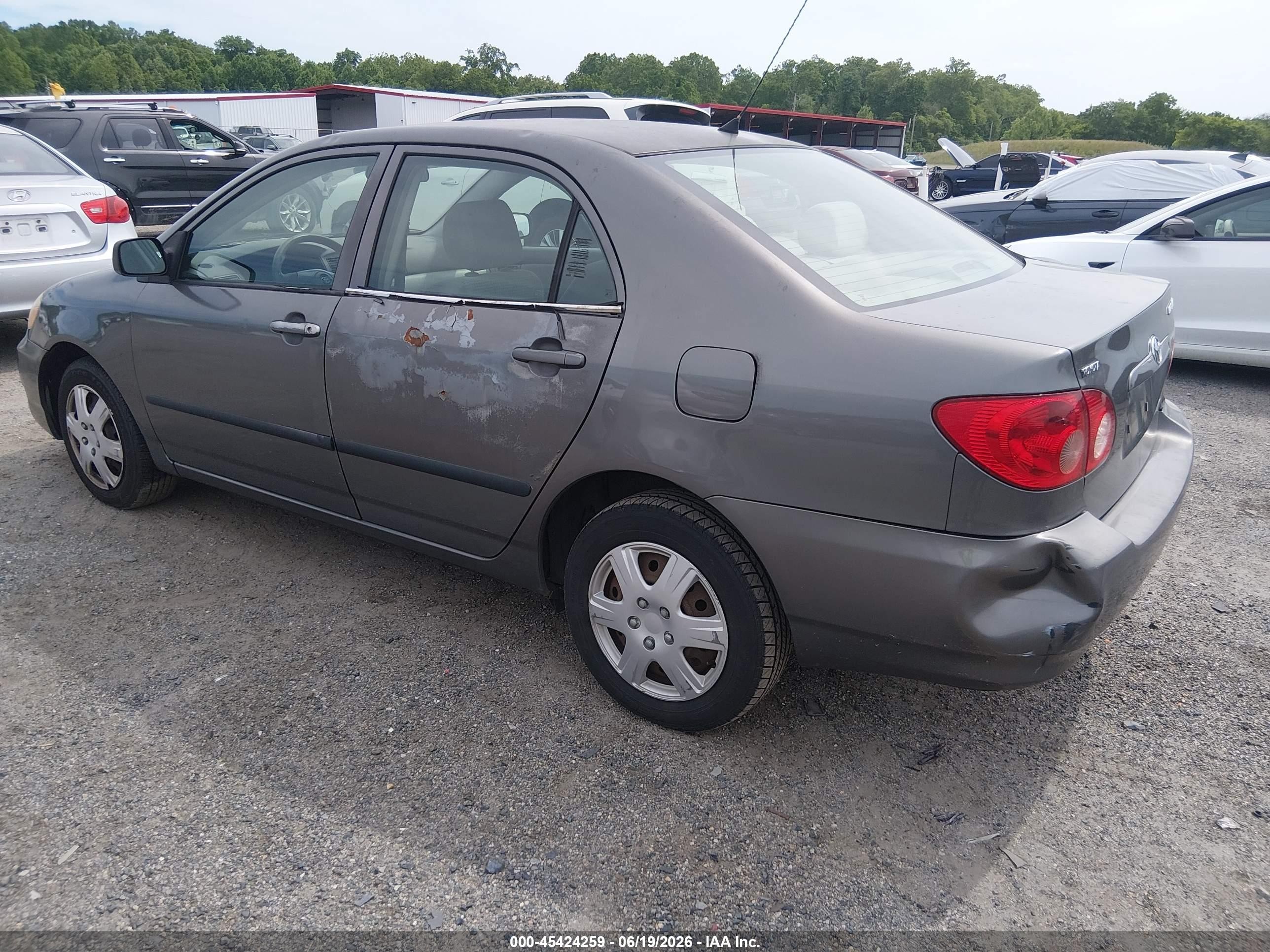 2005 Toyota Corolla Ce Gray vin: 2T1BR32E85C473716