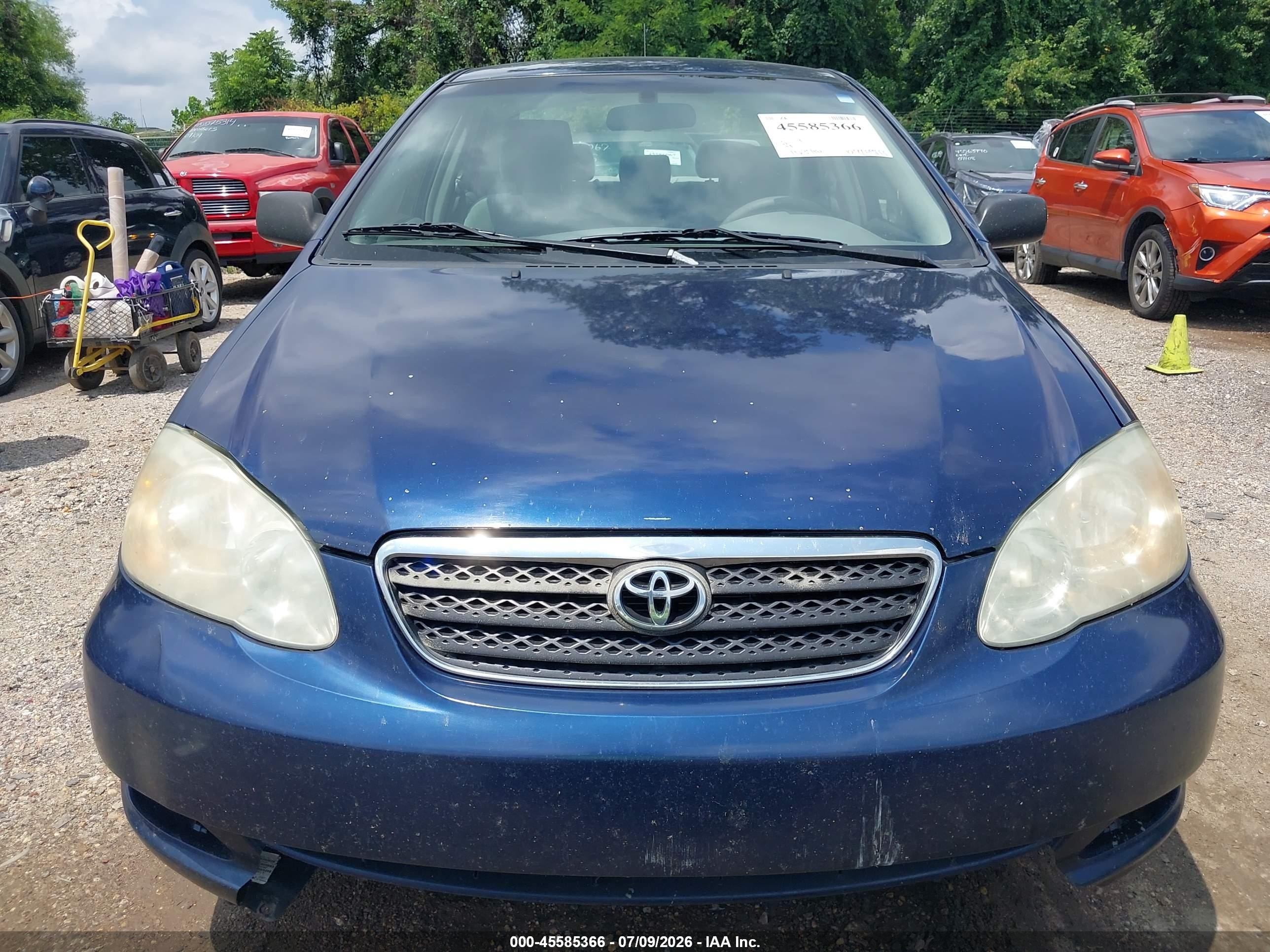 2005 Toyota Corolla Ce Dark Blue vin: 2T1BR32E85C496235