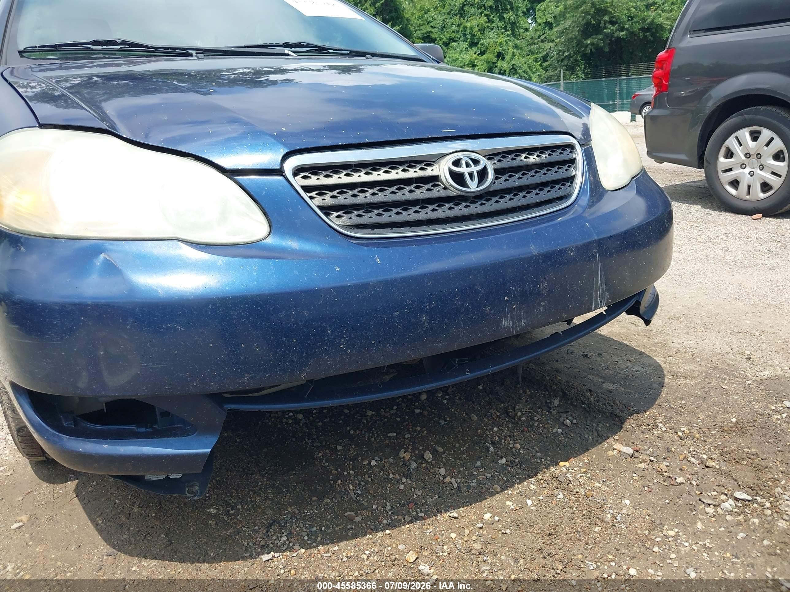 2005 Toyota Corolla Ce Dark Blue vin: 2T1BR32E85C496235