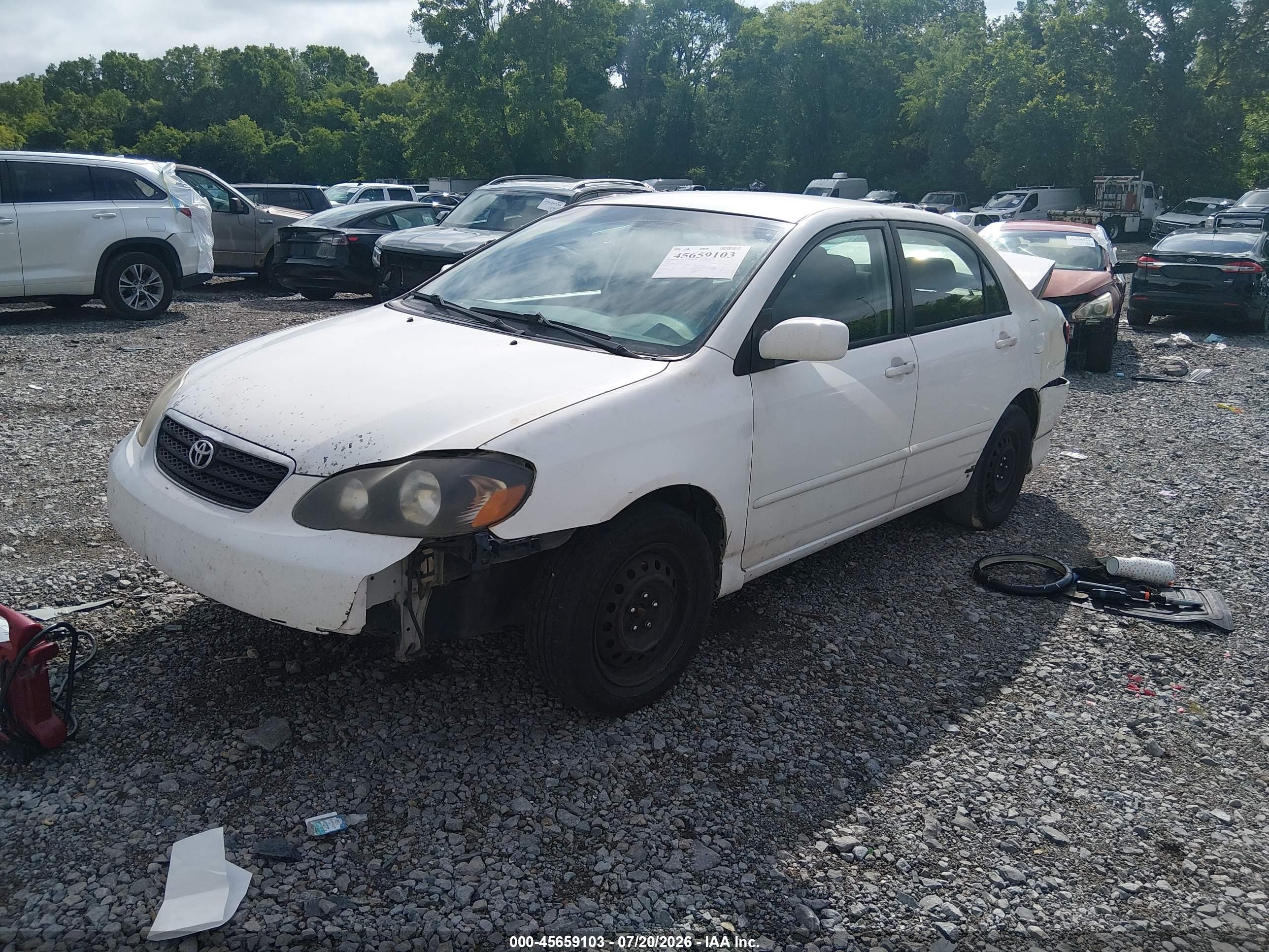 2005 Toyota Corolla S White vin: 2T1BR32E85C506732