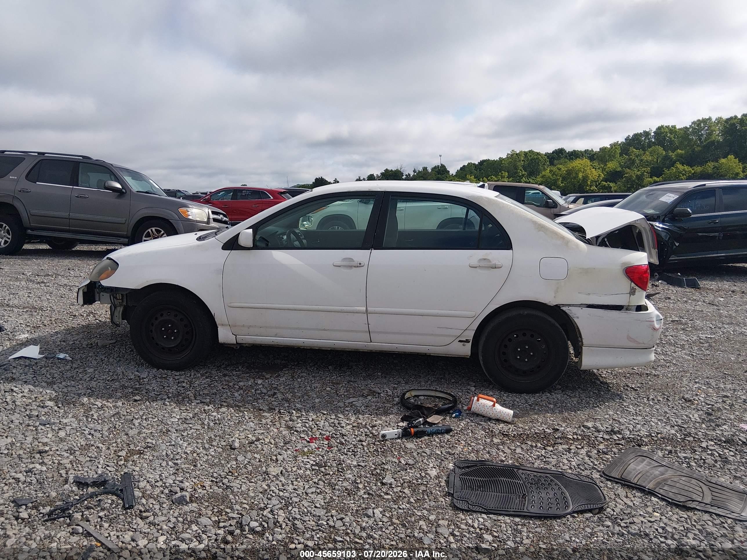 2005 Toyota Corolla S White vin: 2T1BR32E85C506732