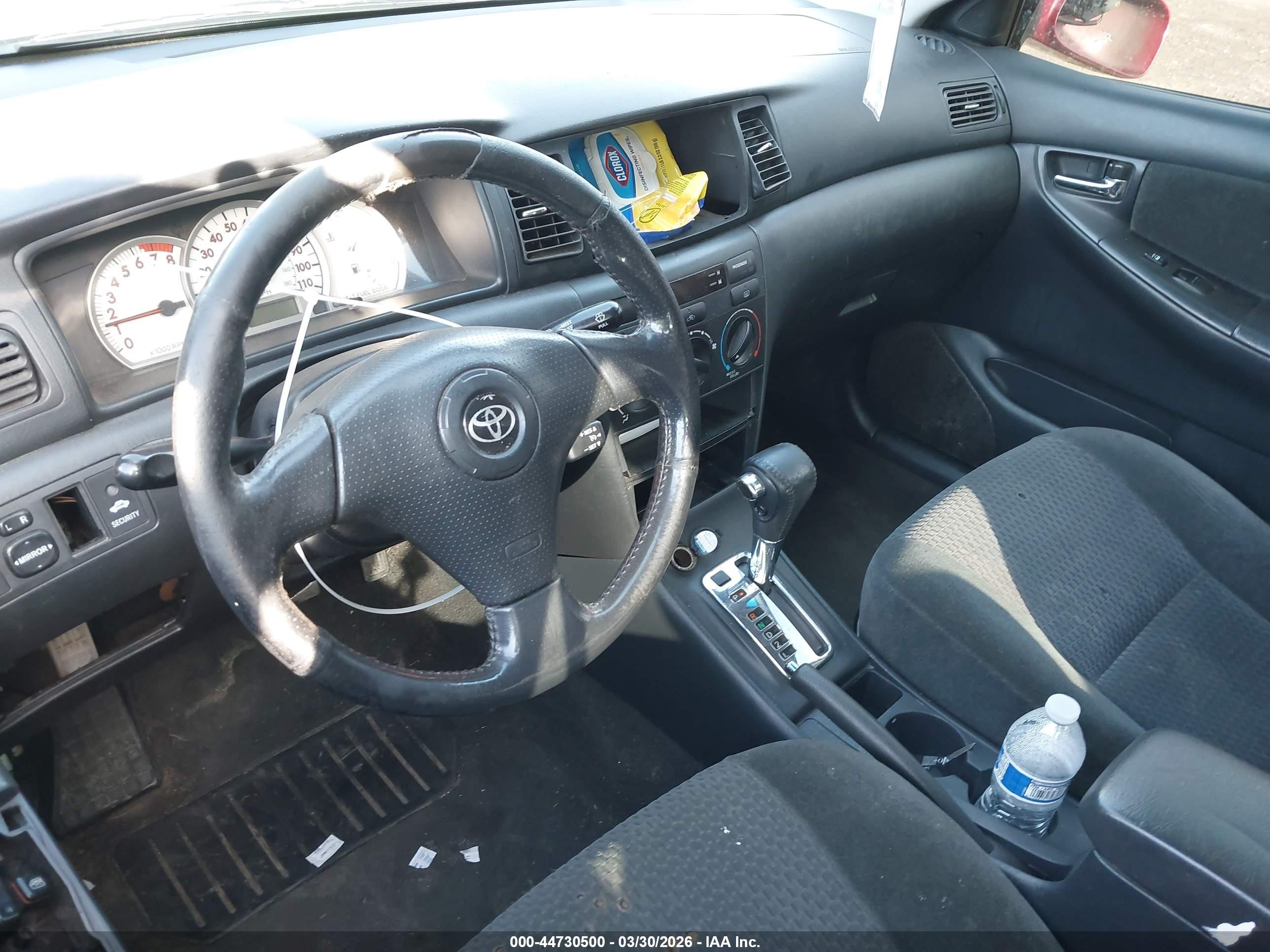 2006 Toyota Corolla S Red vin: 2T1BR32E86C559609