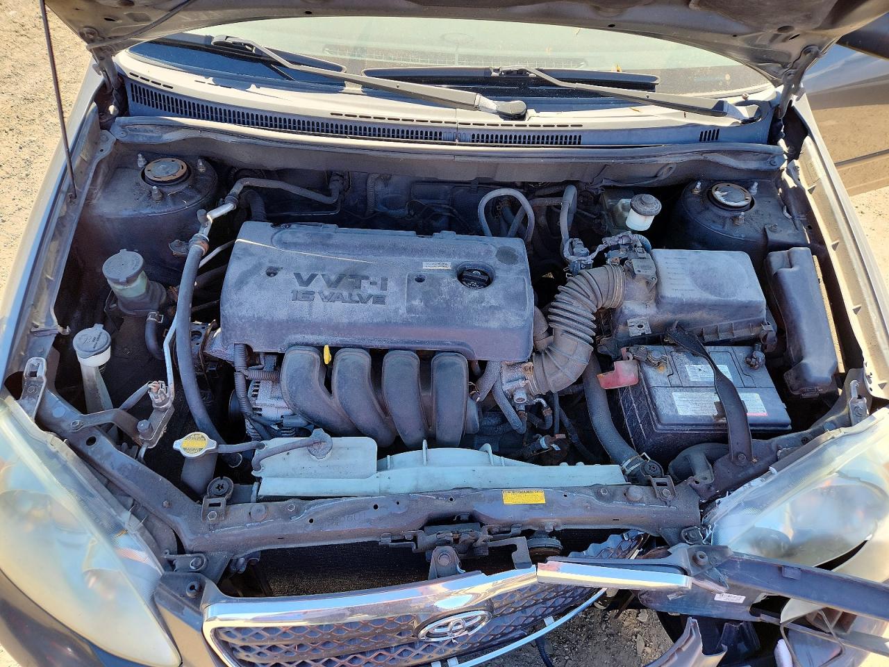 2006 Toyota Corolla Ce Gray vin: 2T1BR32E86C561411