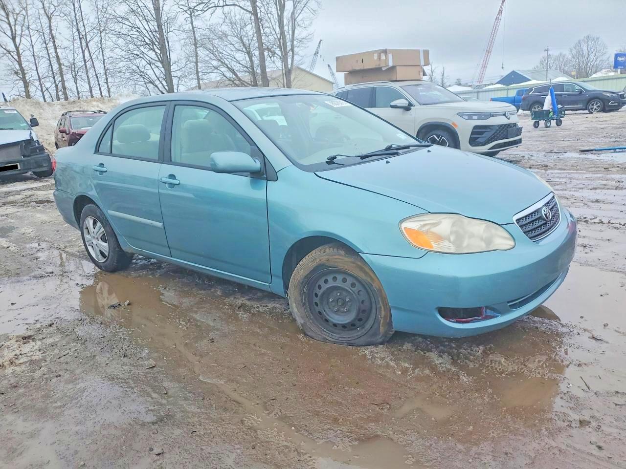 2006 Toyota Corolla Ce Green vin: 2T1BR32E86C563076