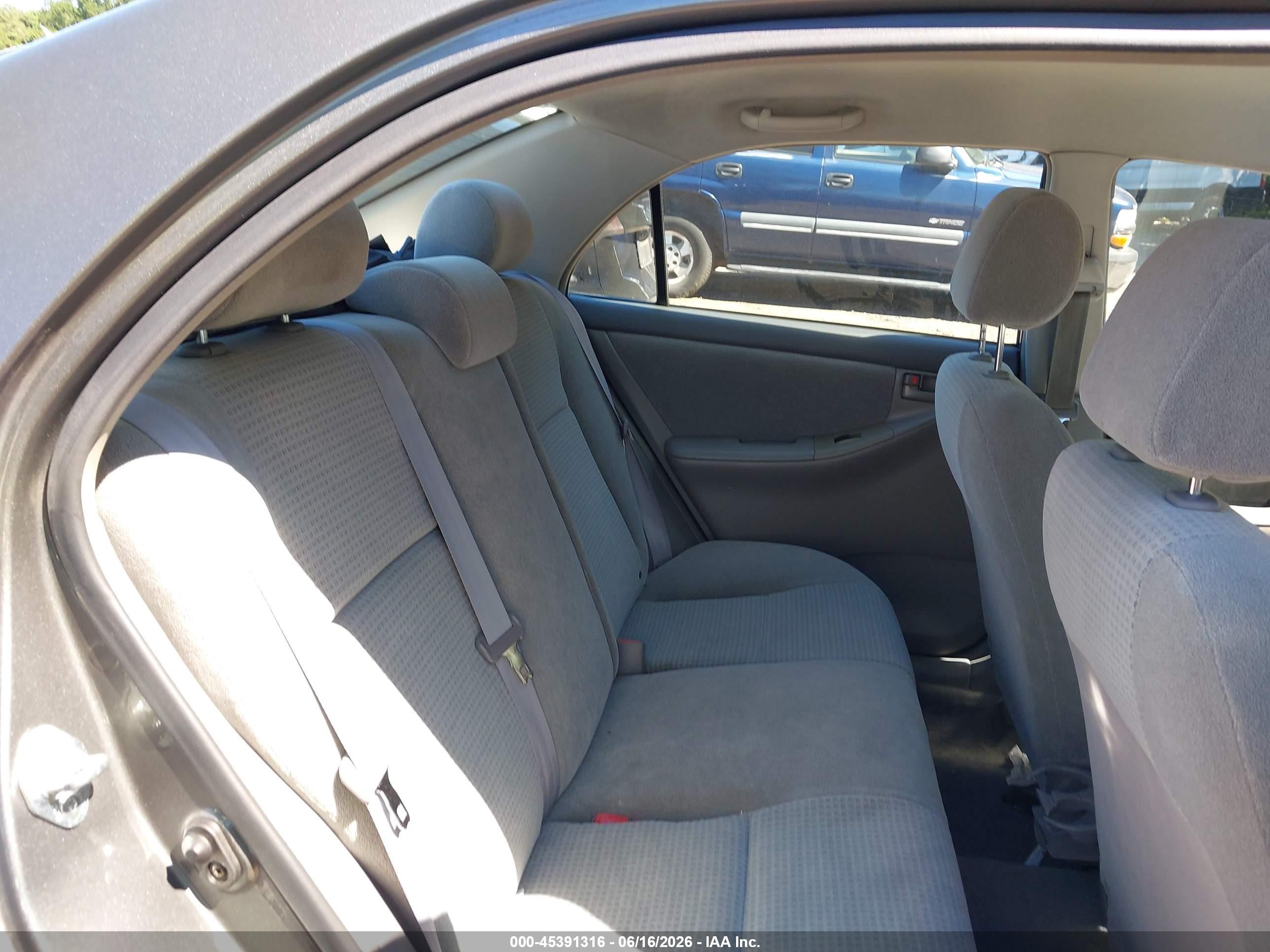 2006 Toyota Corolla Ce Gray vin: 2T1BR32E86C593033