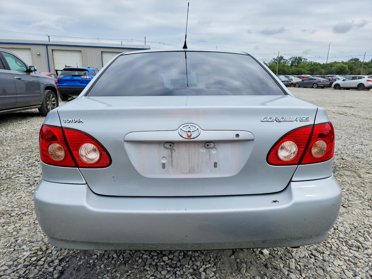 2006 Toyota Corolla Ce Silver vin: 2T1BR32E86C593453
