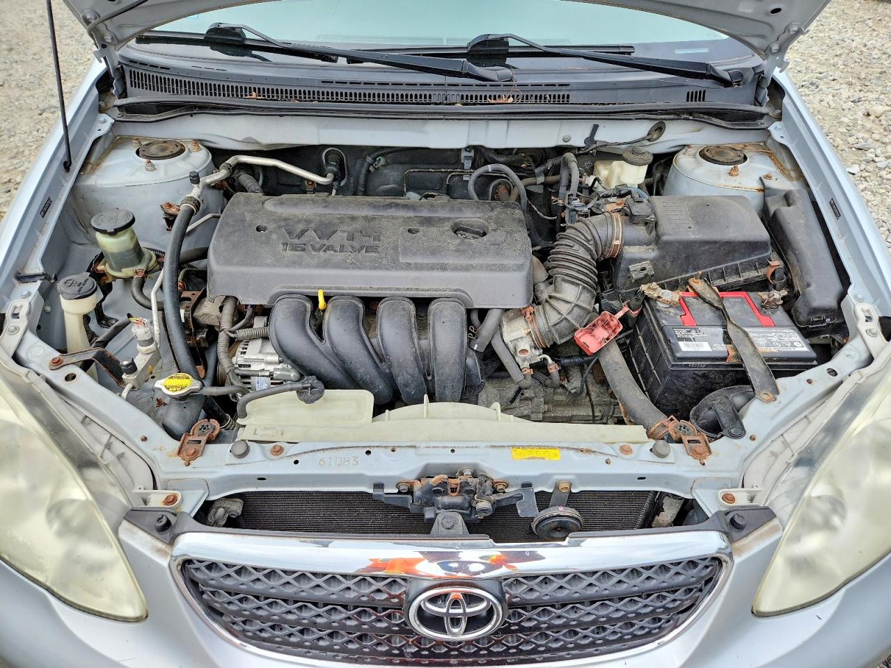2006 Toyota Corolla Ce Silver vin: 2T1BR32E86C593453