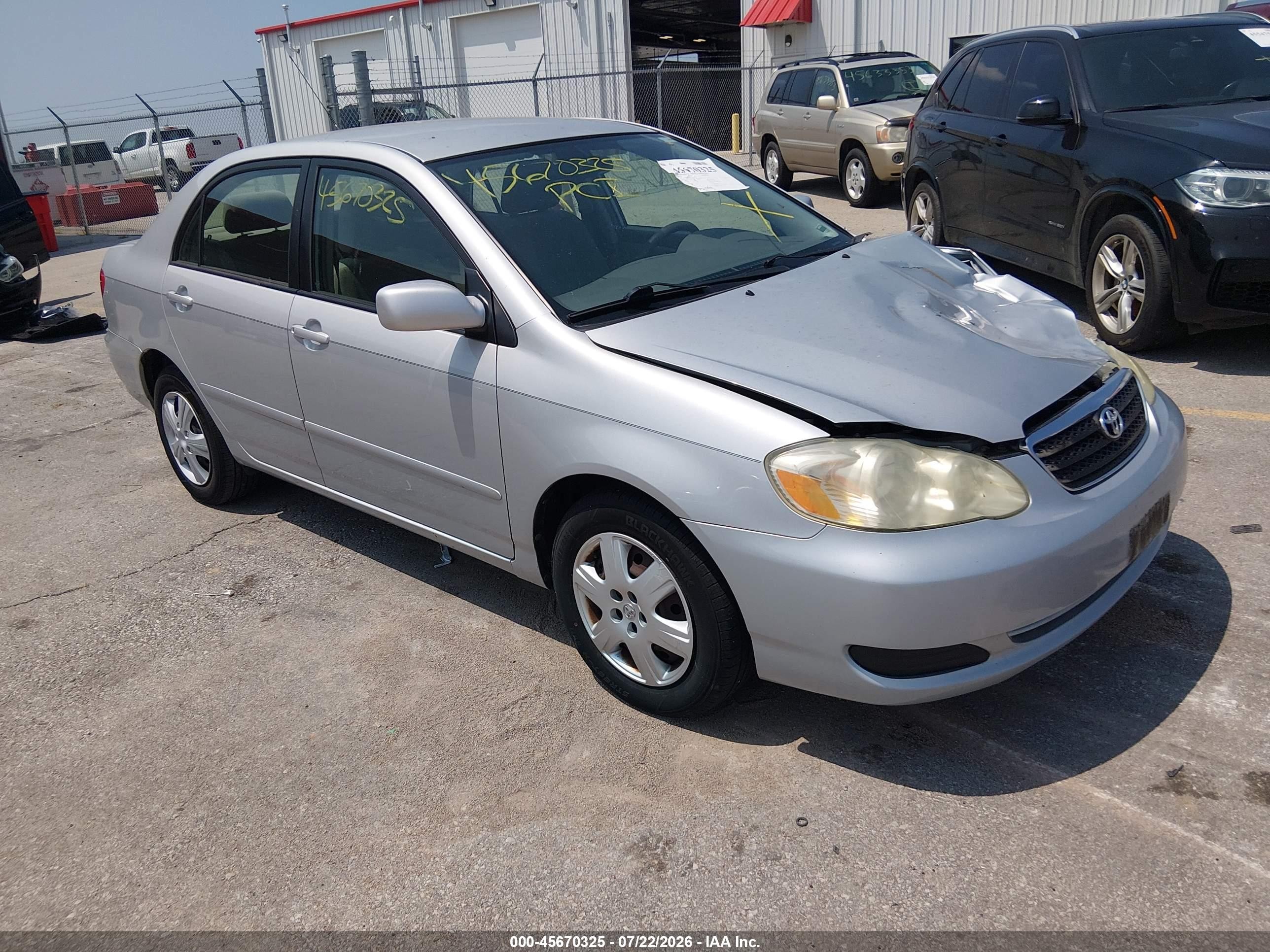 2006 Toyota Corolla Le Silver vin: 2T1BR32E86C656258