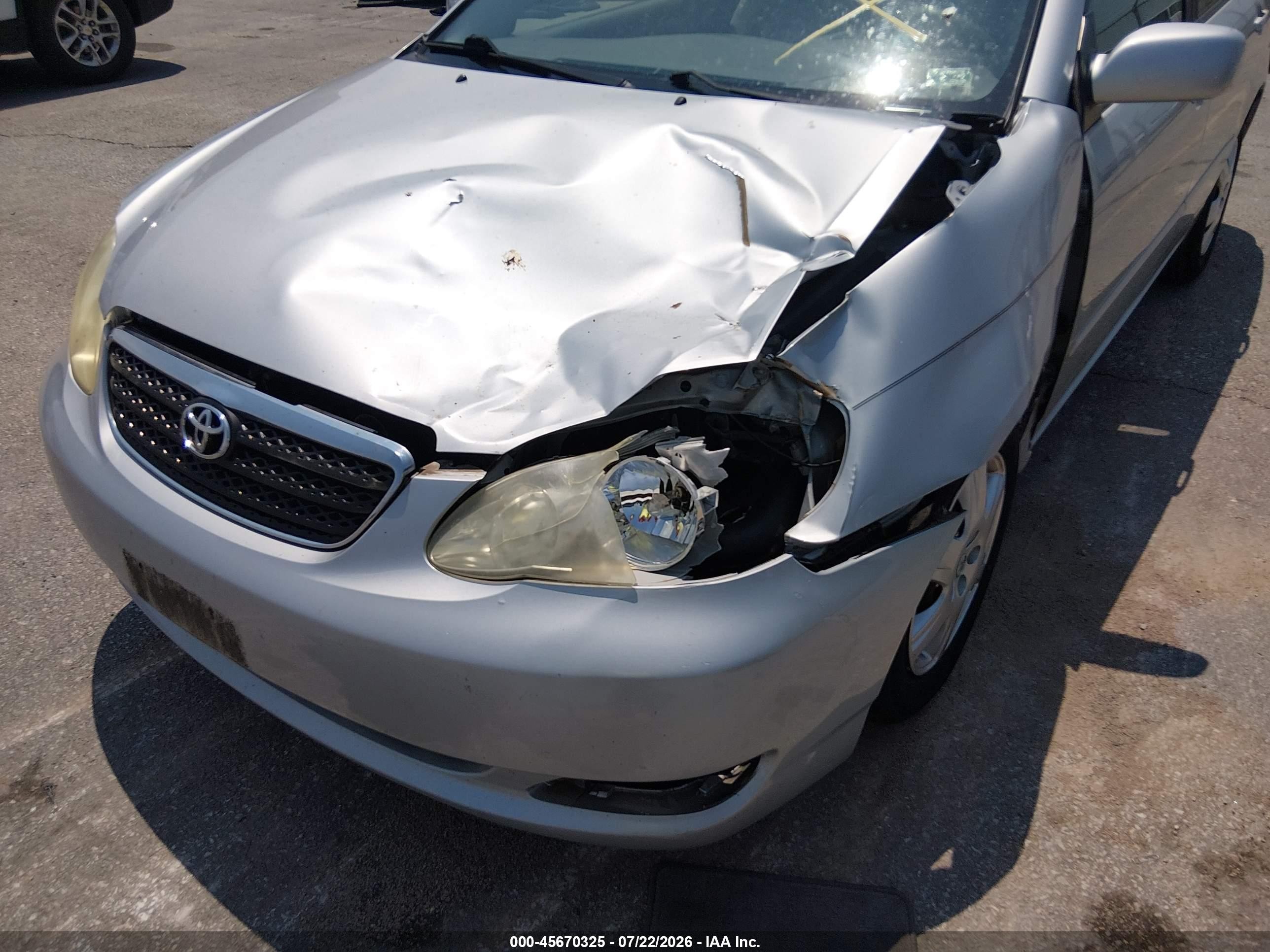 2006 Toyota Corolla Le Silver vin: 2T1BR32E86C656258