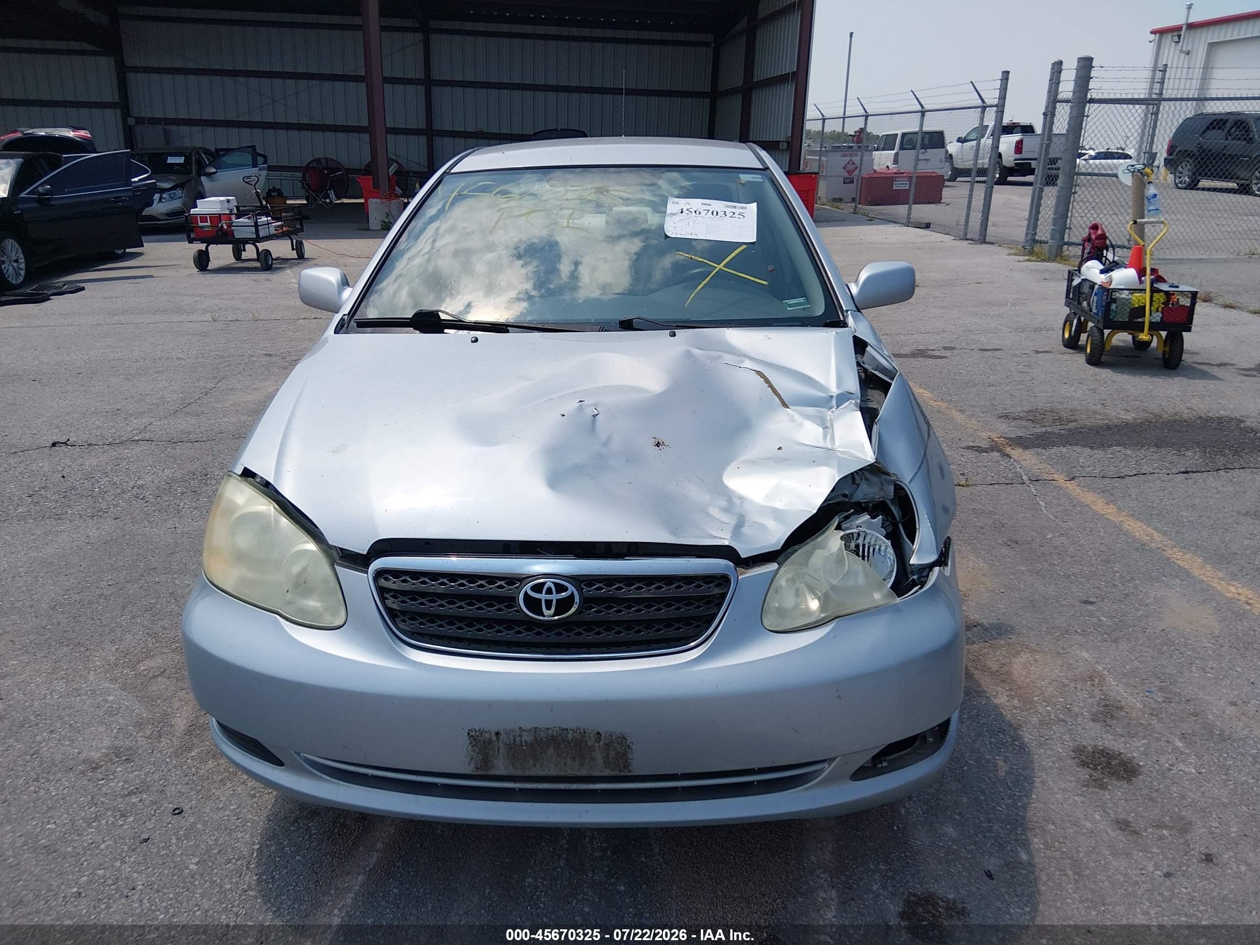 2006 Toyota Corolla Le Silver vin: 2T1BR32E86C656258