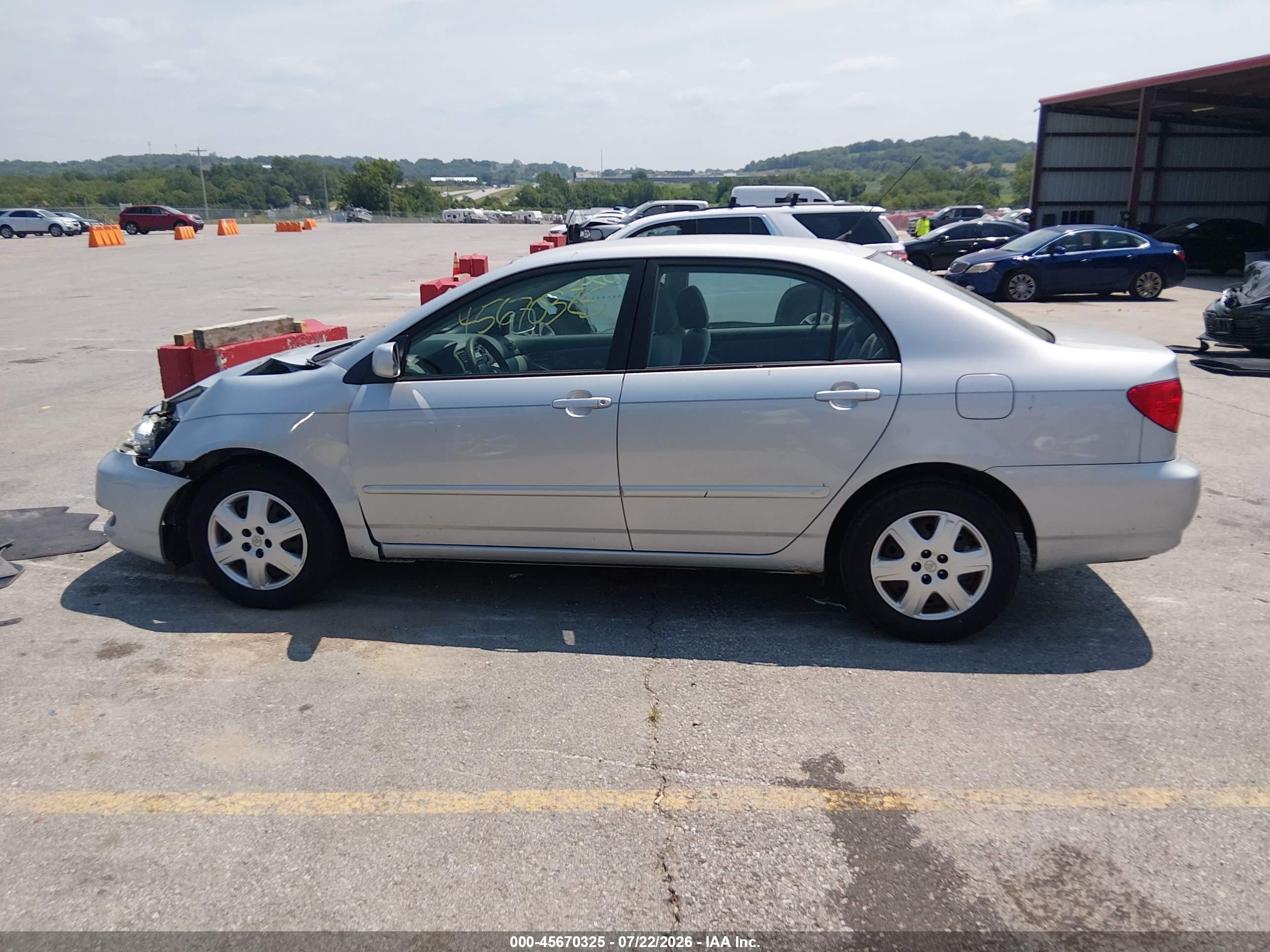 2006 Toyota Corolla Le Silver vin: 2T1BR32E86C656258