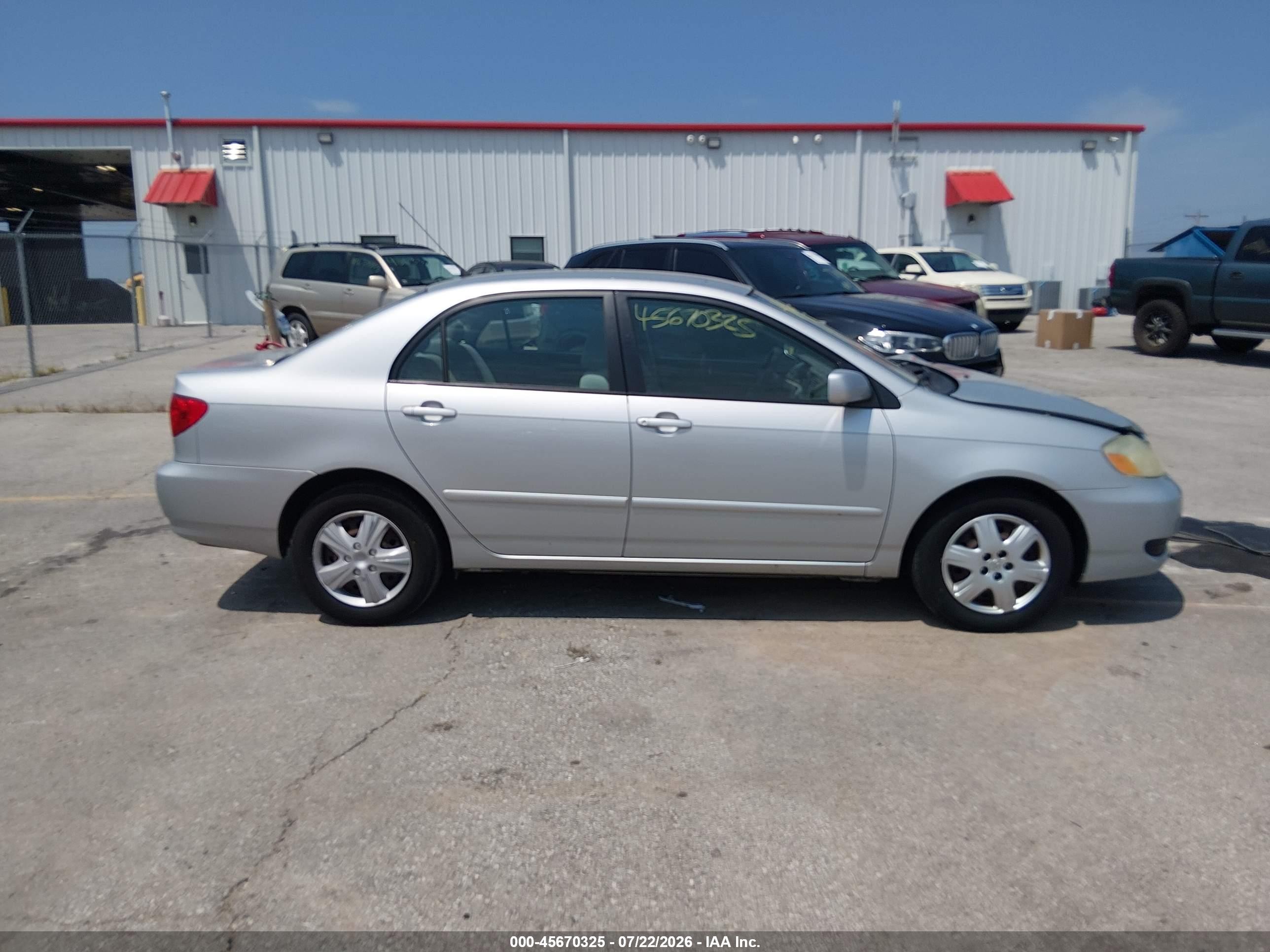 2006 Toyota Corolla Le Silver vin: 2T1BR32E86C656258