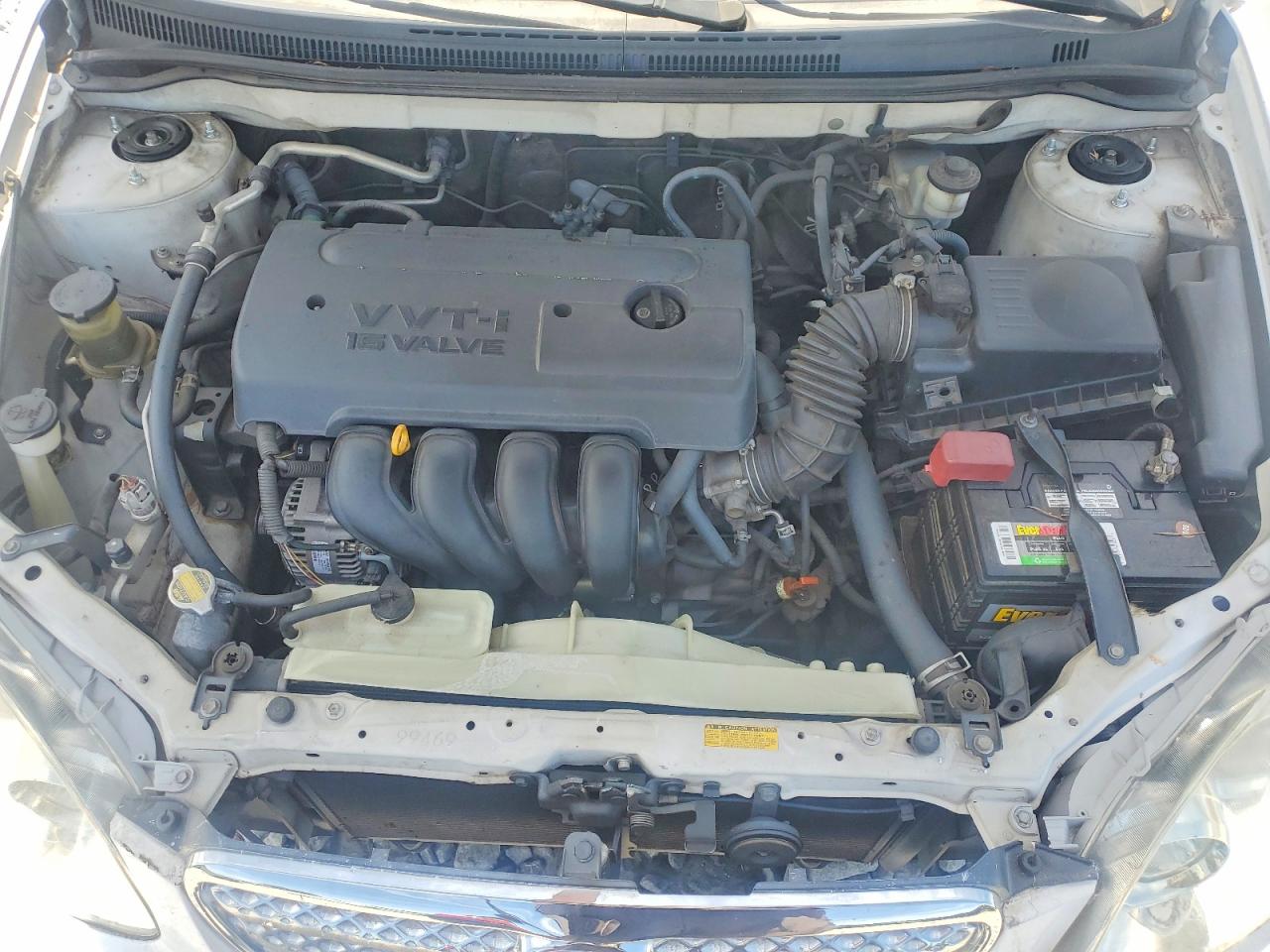 2006 Toyota Corolla Le White vin: 2T1BR32E86C686036
