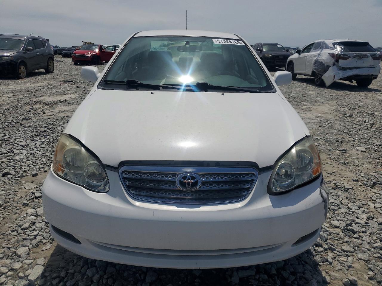2006 Toyota Corolla Le White vin: 2T1BR32E86C686036