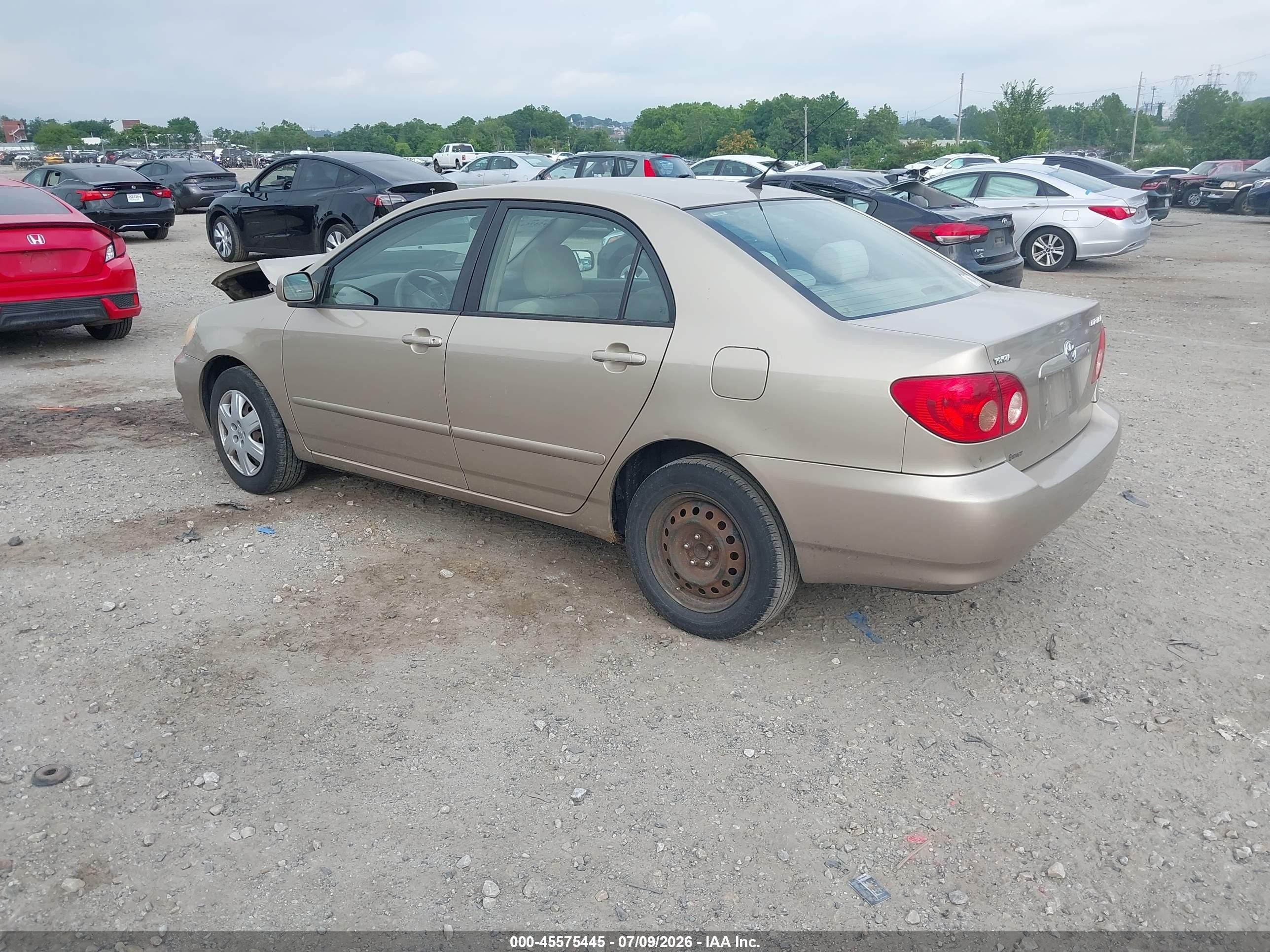 2006 Toyota Corolla Le Tan vin: 2T1BR32E86C698767