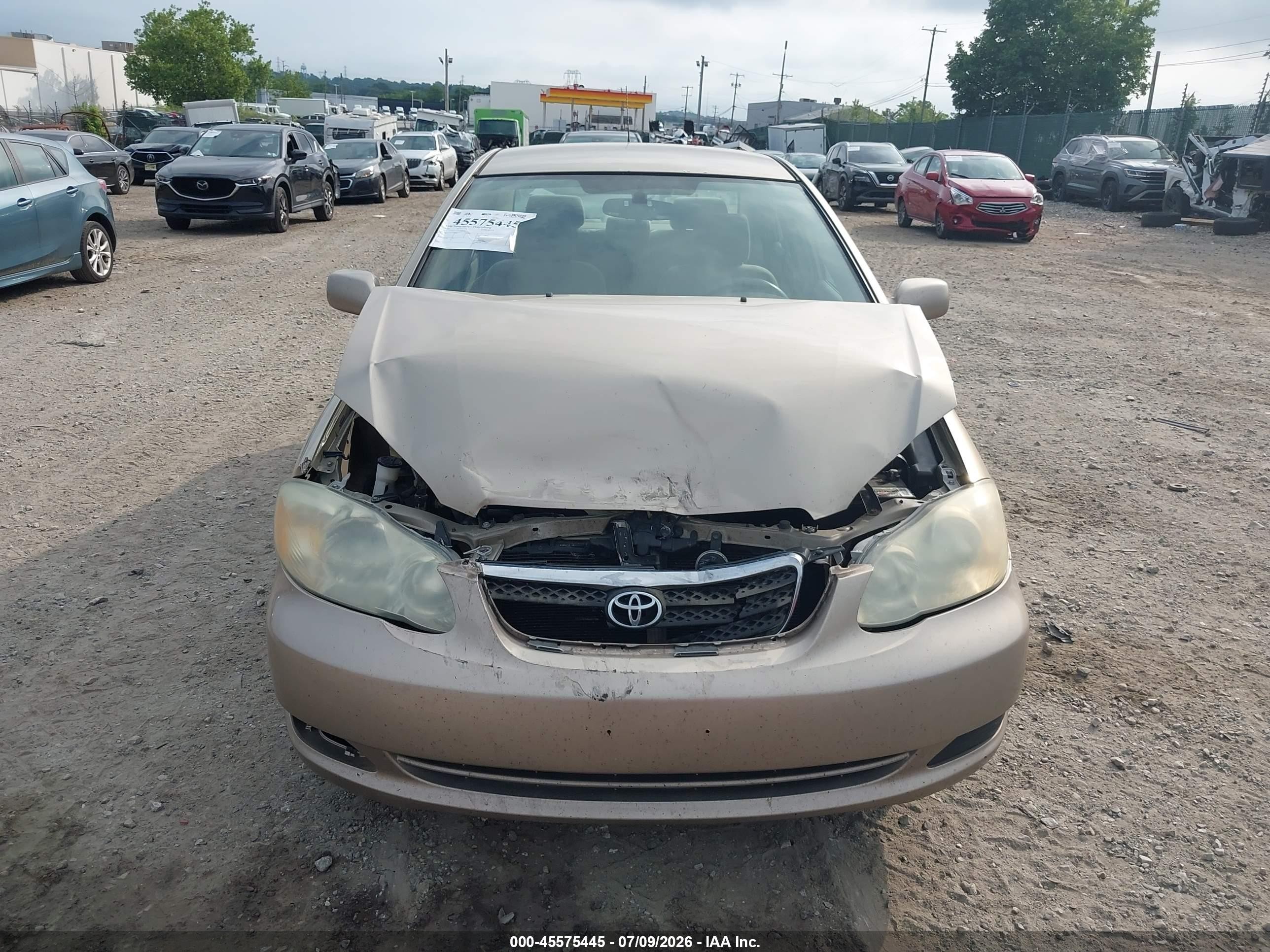 2006 Toyota Corolla Le Tan vin: 2T1BR32E86C698767