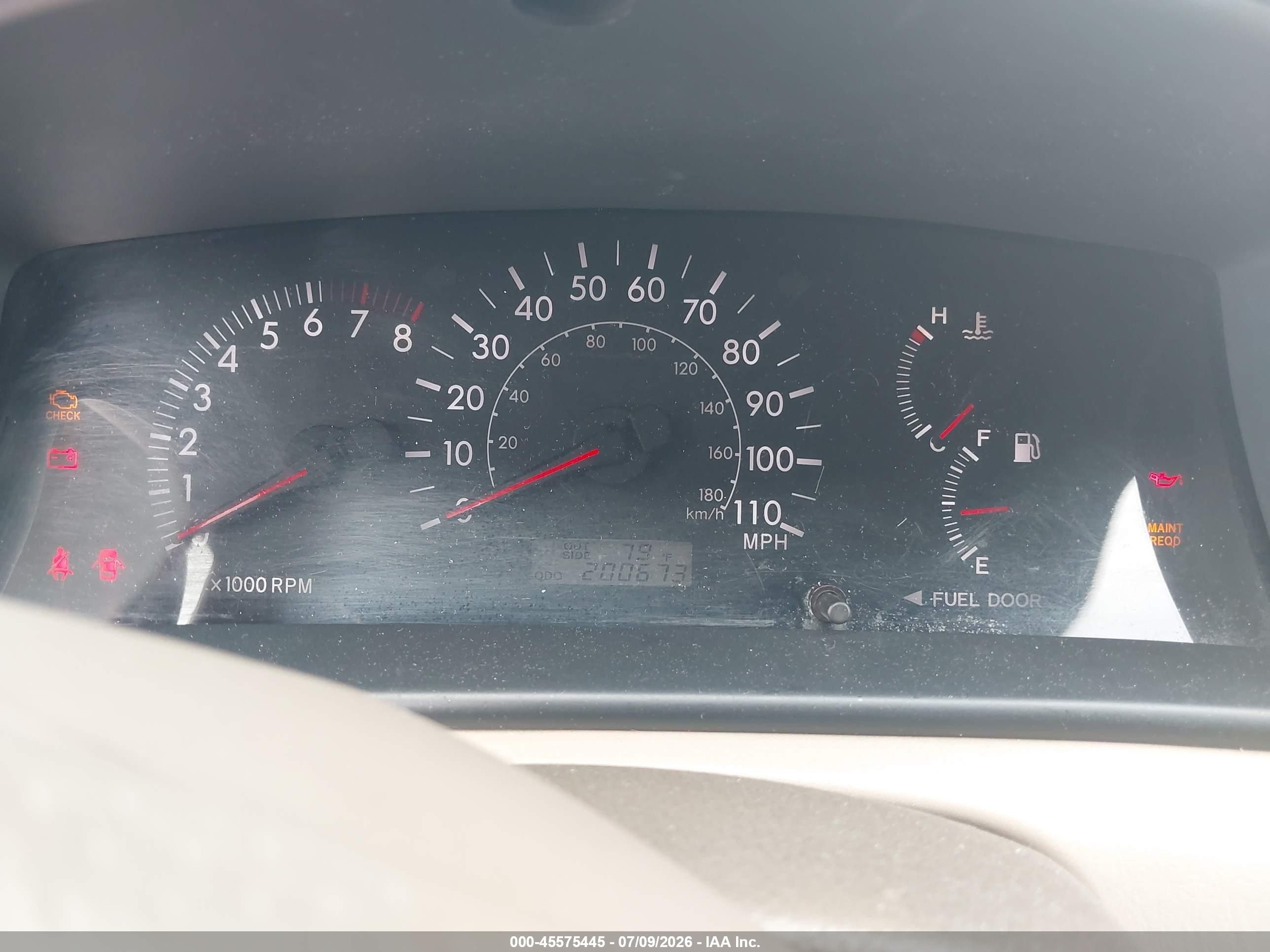 2006 Toyota Corolla Le Tan vin: 2T1BR32E86C698767