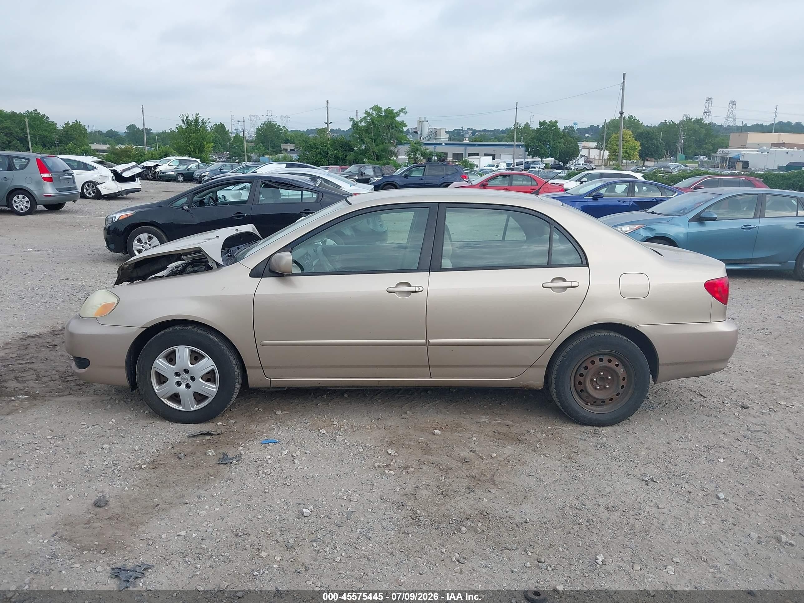 2006 Toyota Corolla Le Tan vin: 2T1BR32E86C698767