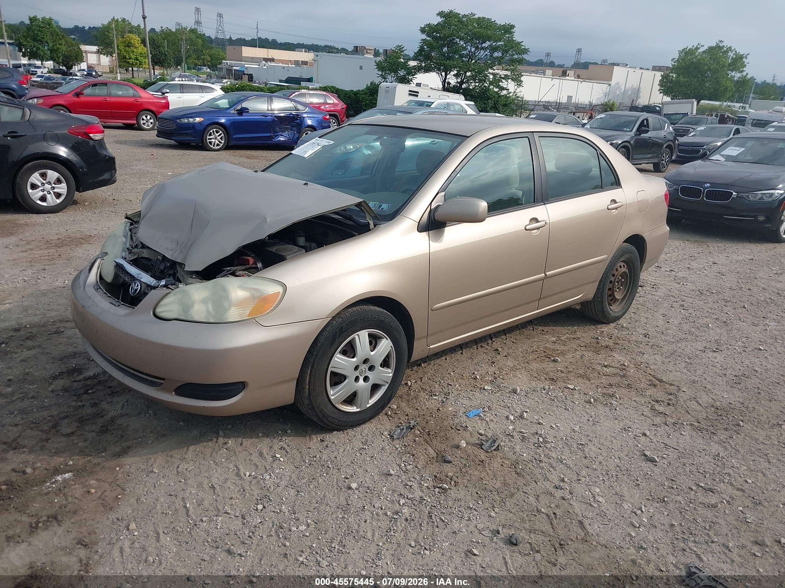 2006 Toyota Corolla Le Tan vin: 2T1BR32E86C698767