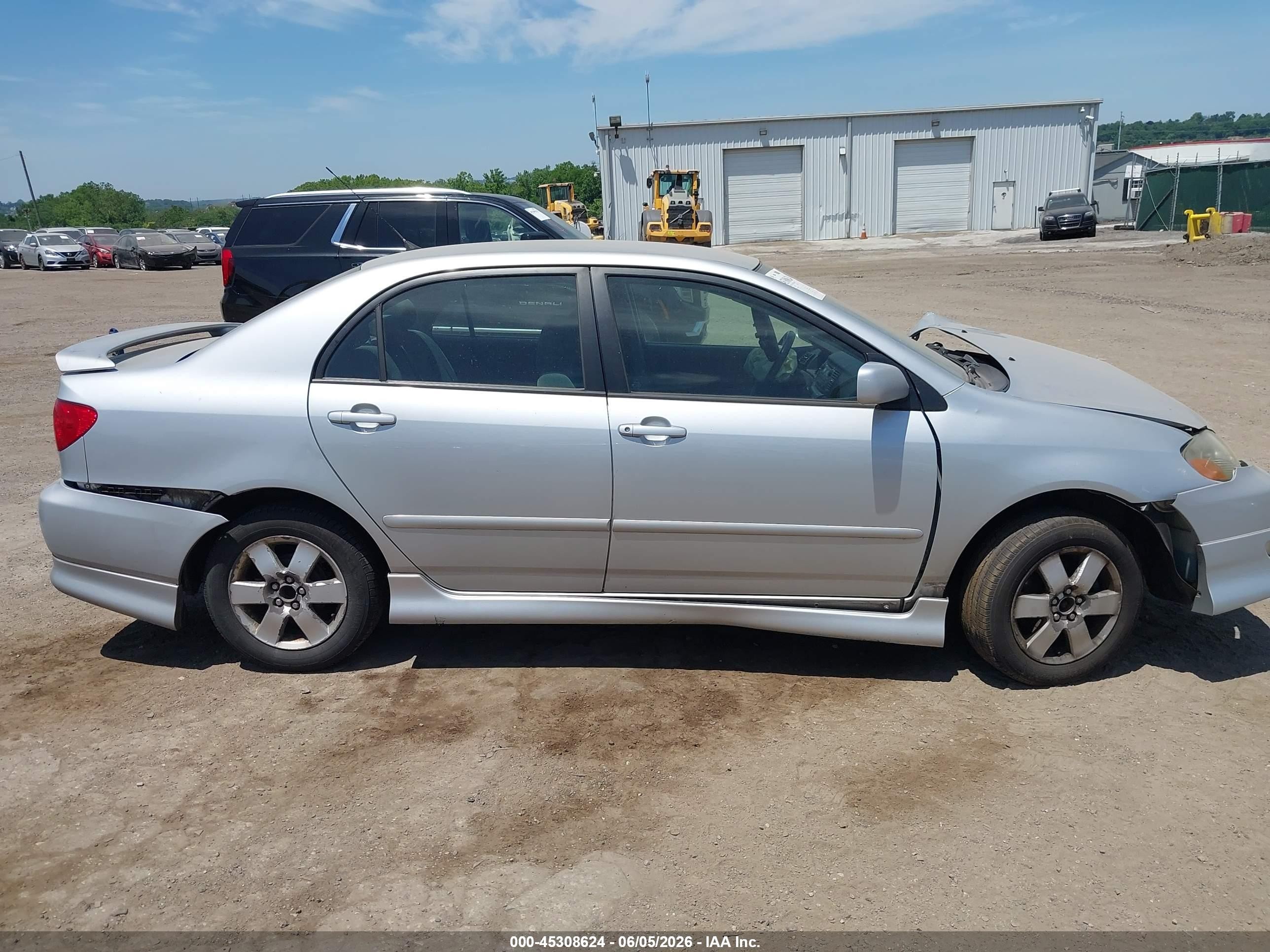 2006 Toyota Corolla Ce/le/s Silver vin: 2T1BR32E86C704597