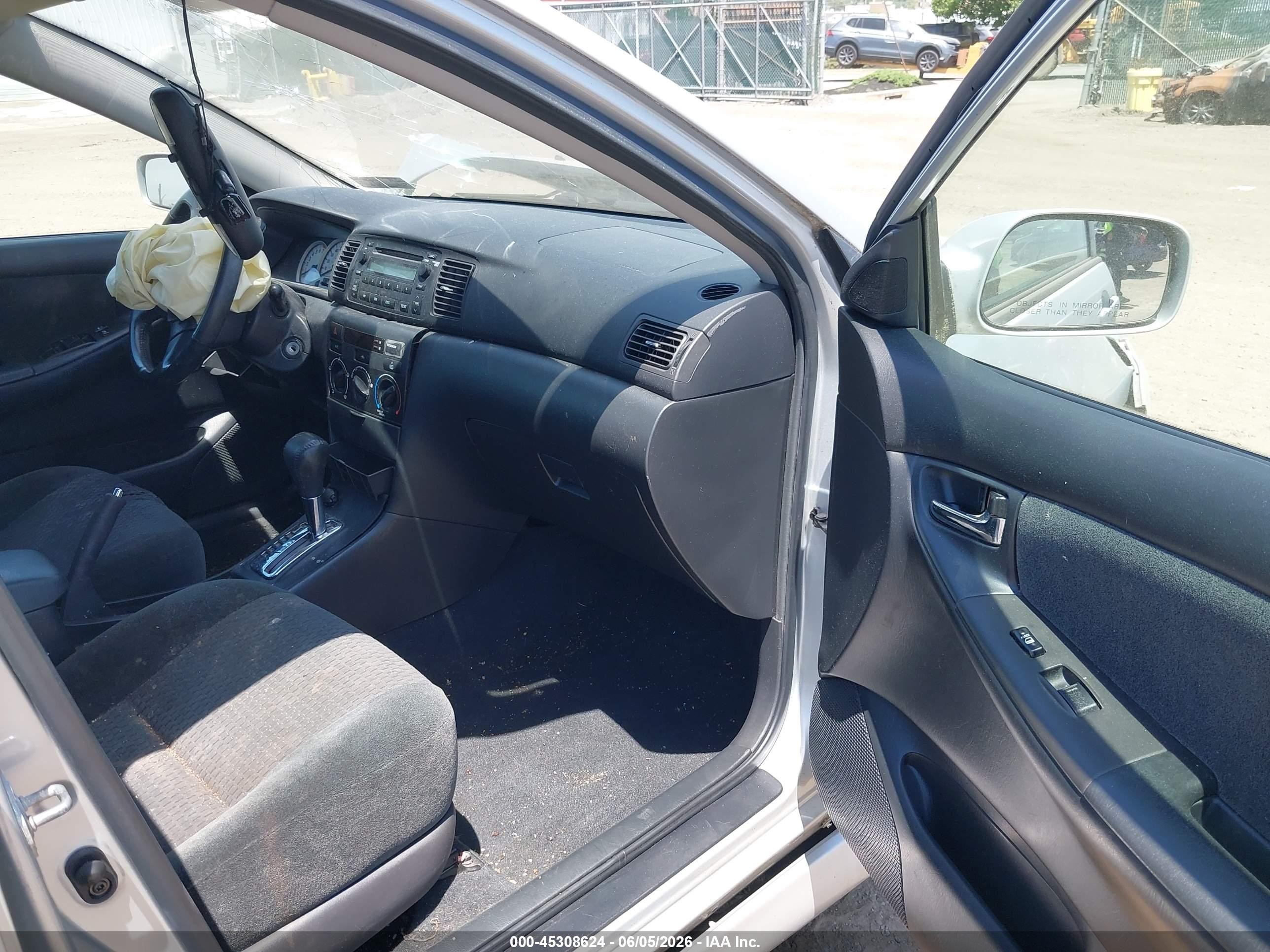 2006 Toyota Corolla Ce/le/s Silver vin: 2T1BR32E86C704597