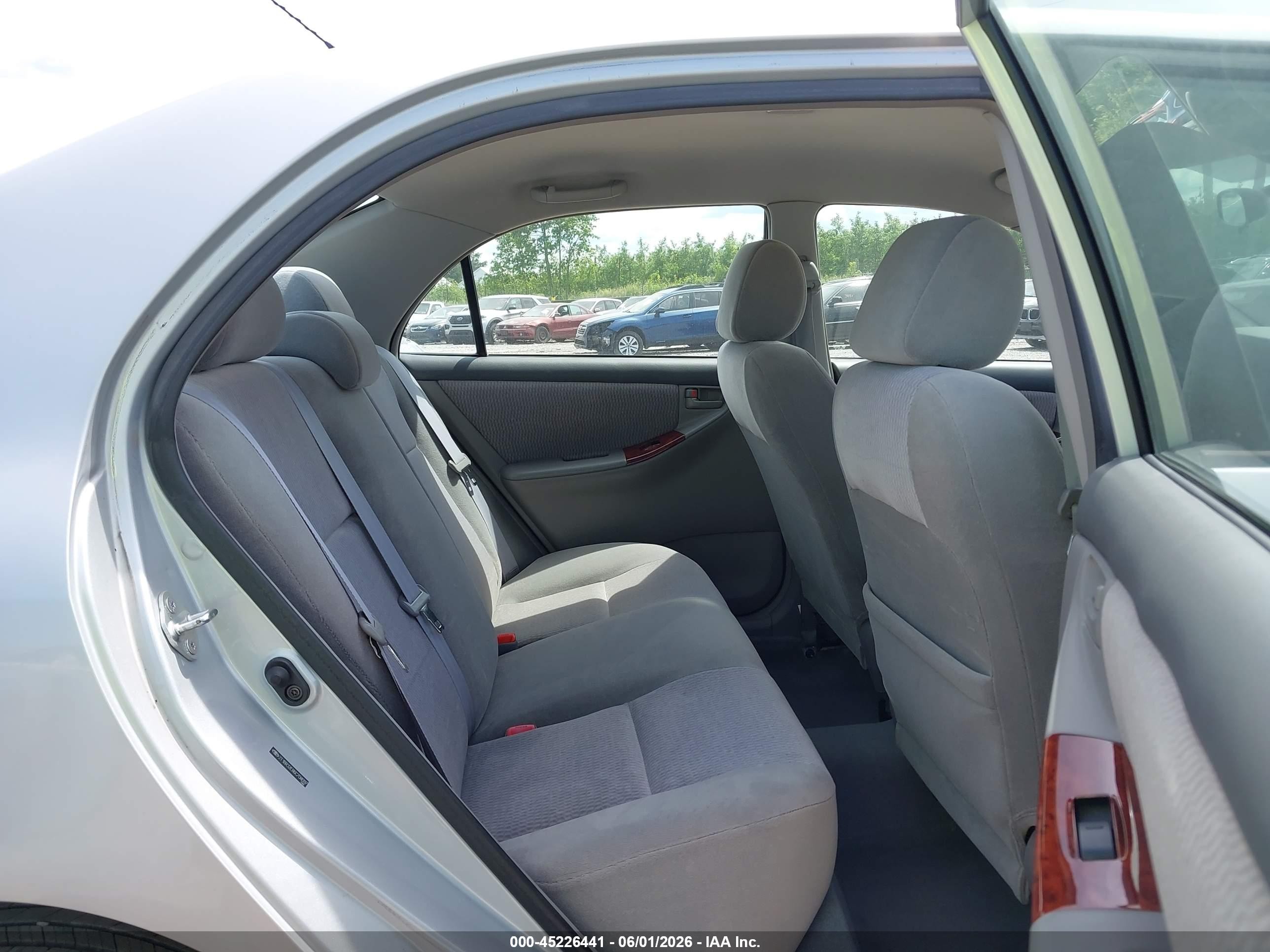 2006 Toyota Corolla Le Серебряный vin: 2T1BR32E86C708097