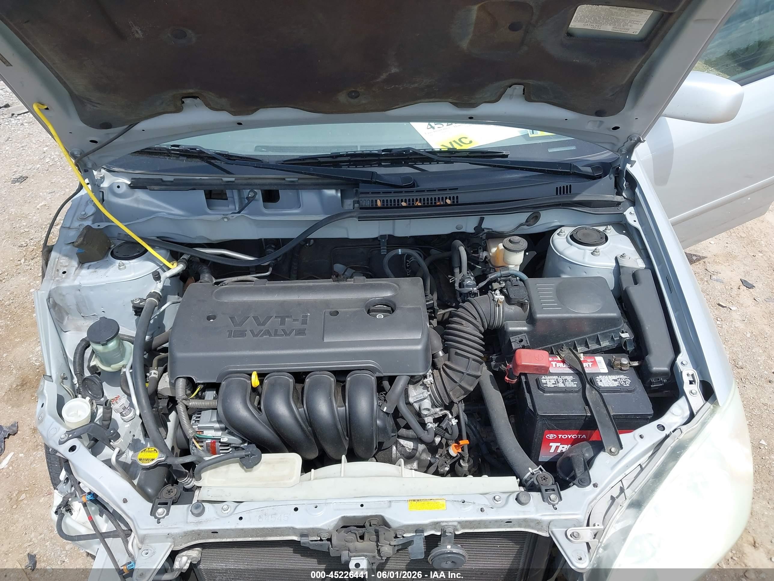 2006 Toyota Corolla Le Серебряный vin: 2T1BR32E86C708097