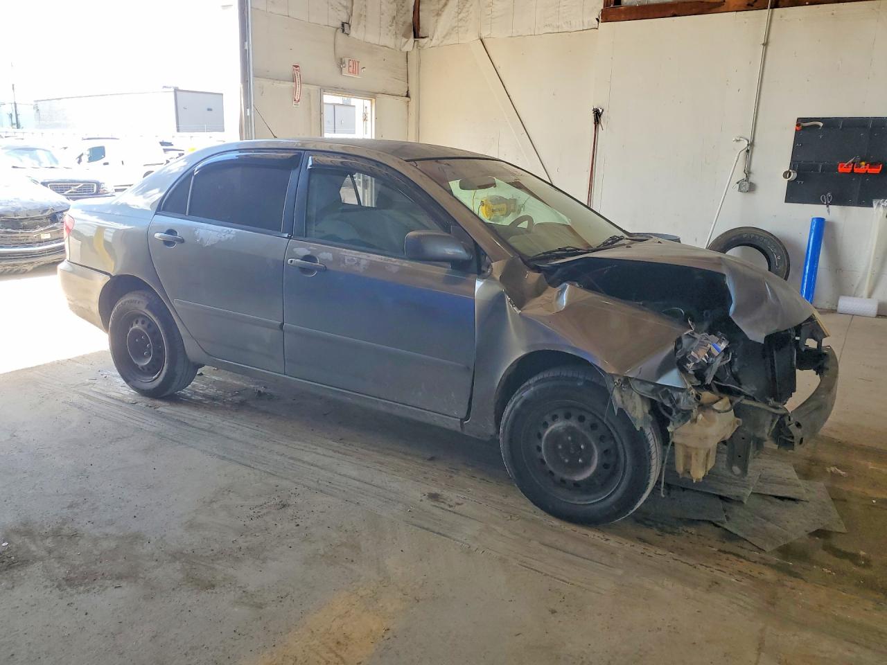 2007 Toyota Corolla Le Gray vin: 2T1BR32E87C732093